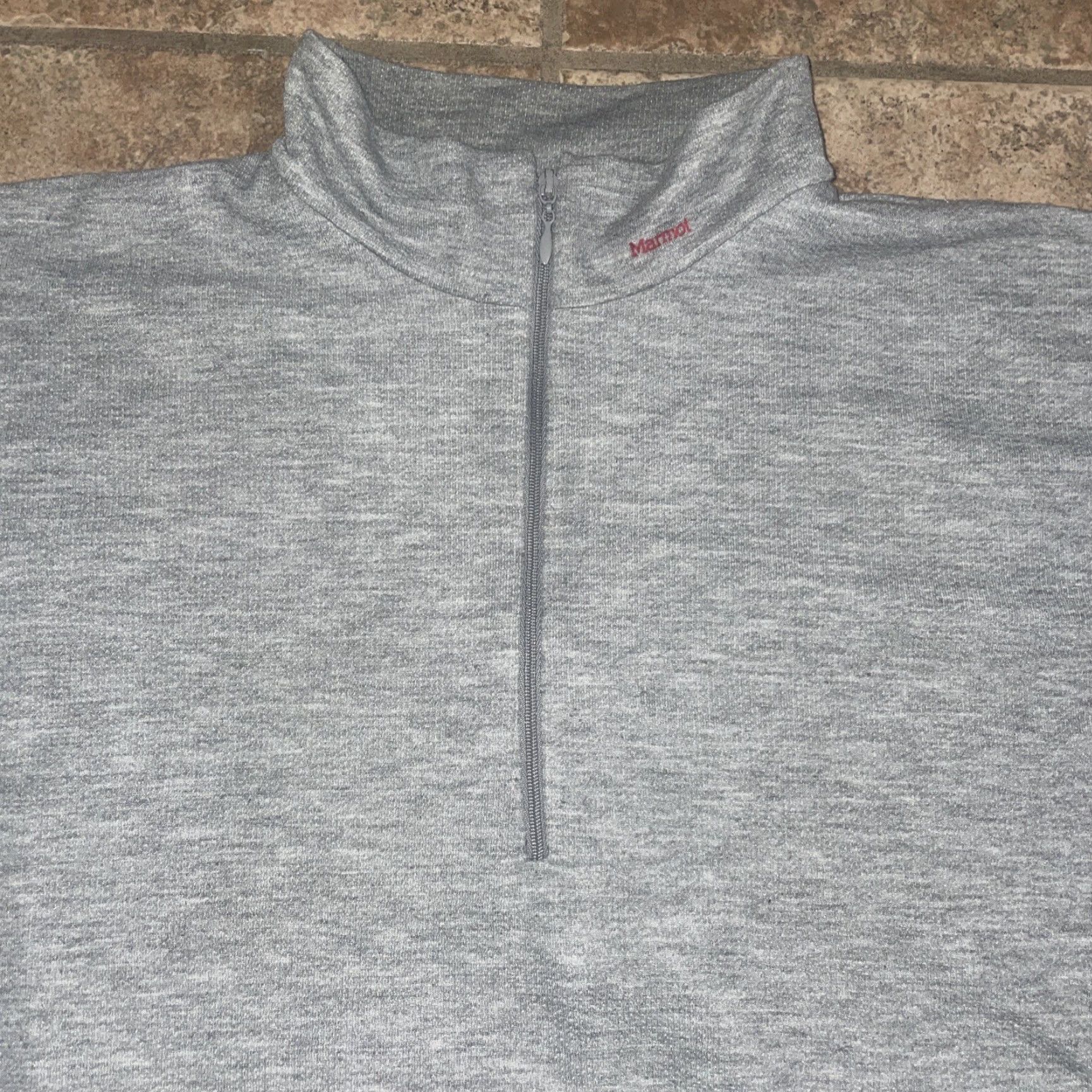 Marmot Marmot Gray Half Zip Pullover Mens Size XL Size US XL / EU 56 / 4 - 2 Thumbnail