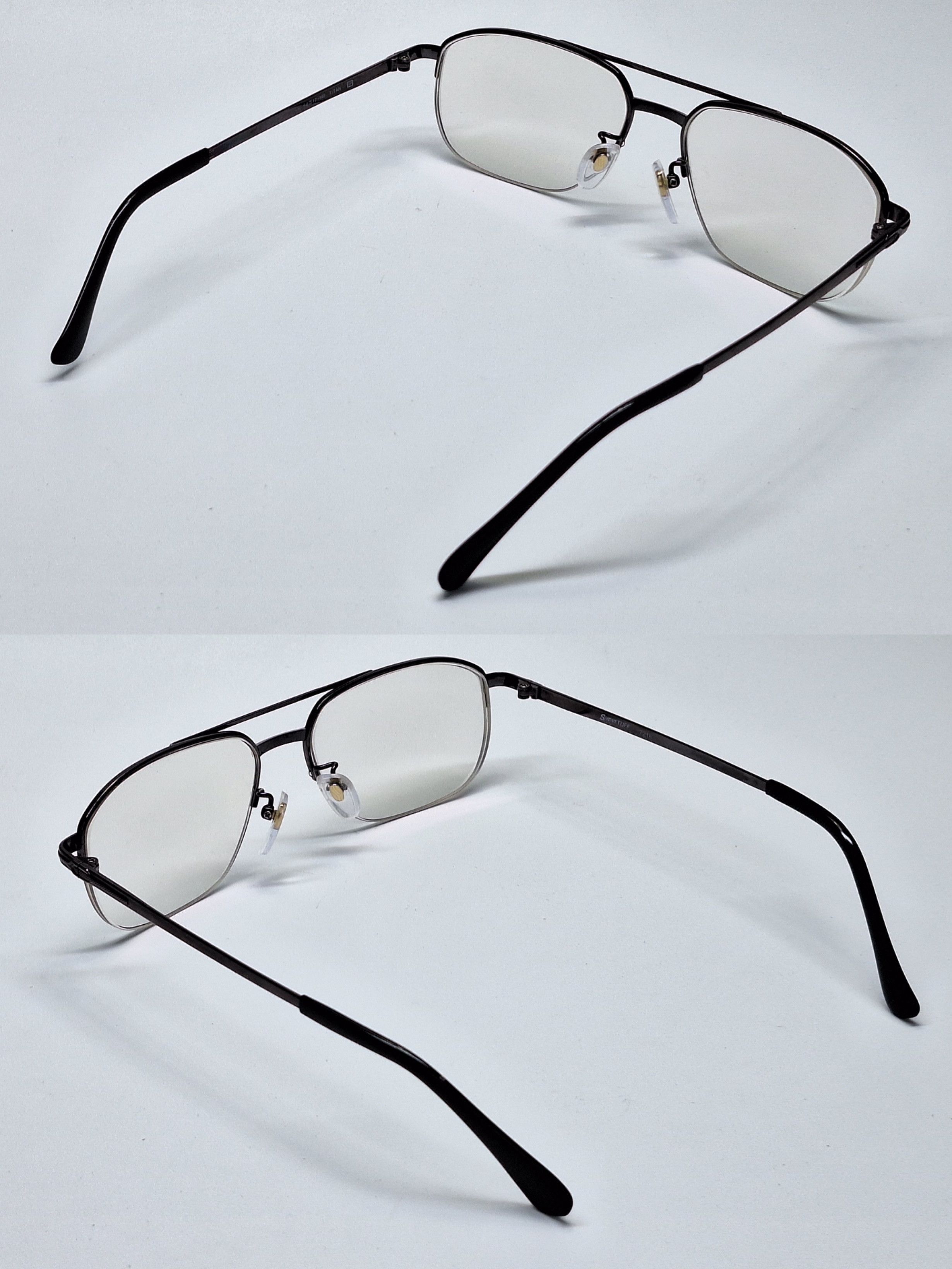 Other SuperTUFF 7216 Semi-Rimless Gunmetal Wide Eyeglass Fram Size ONE SIZE - 9 Thumbnail