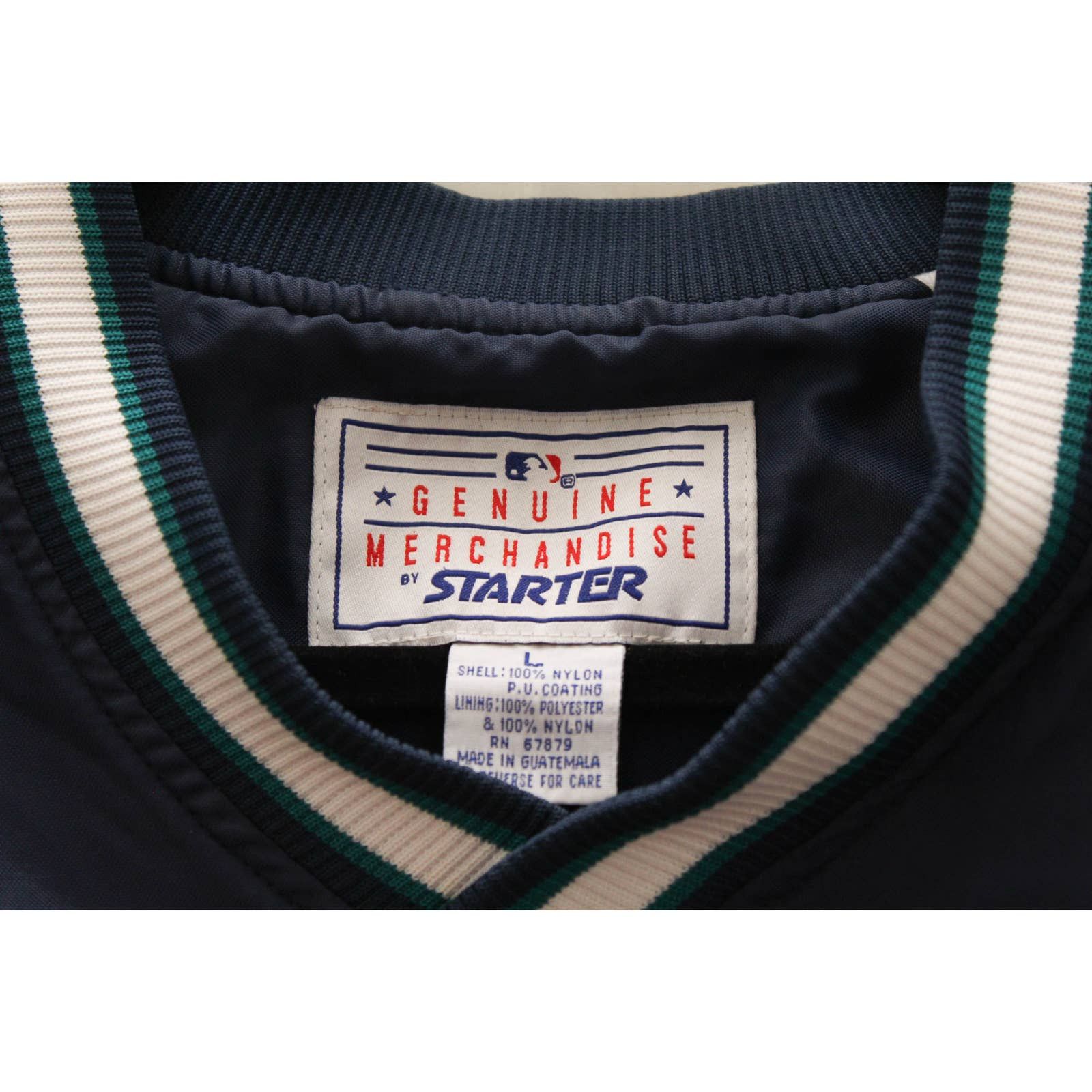 Starter Randy JOHNSON 51 Seattle Mariners 90s STARTER jacket L vtg Size US L / EU 52-54 / 3 - 3 Thumbnail