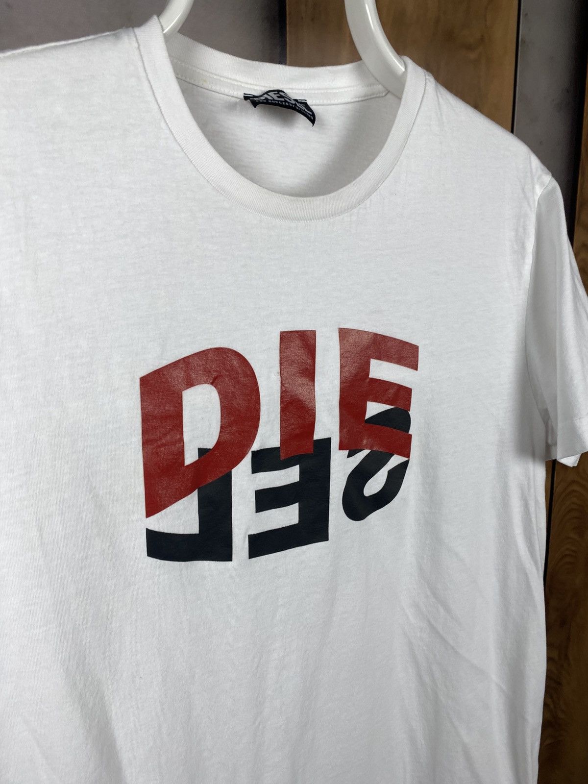 Diesel 🗿Luxury T-Shirt Diesel For Successful Living Big Logo 🗿 Size US L / EU 52-54 / 3 - 2 Thumbnail