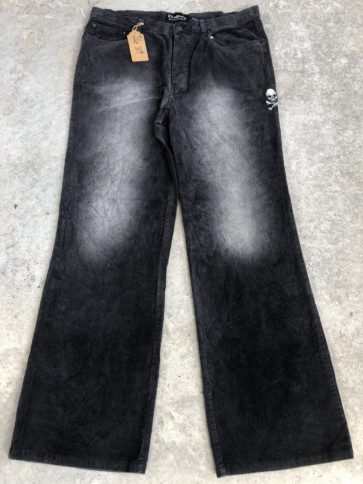 Dragonfly Rare Sex Pistols Flared Embroidered Corduroy Size US 37 - 1 Thumbnail