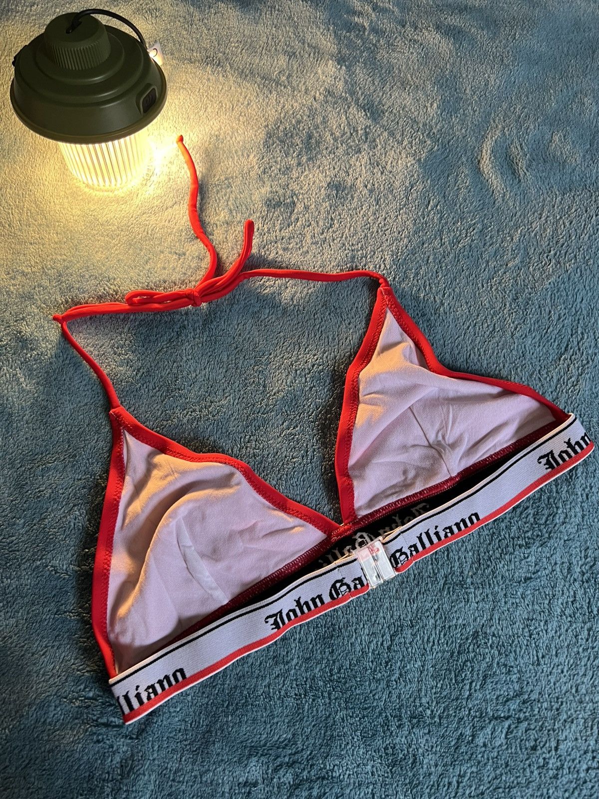 John Galliano John Galliano Logo red Bikini y2k – New with Tags Size L / US 10 / IT 46 - 7 Thumbnail