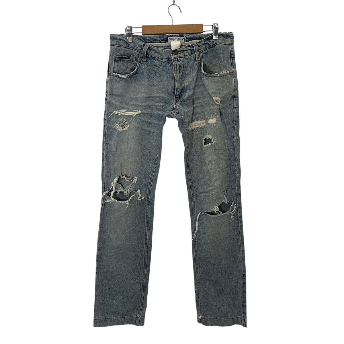 Dolce & Gabbana Vintage Dolce & Gabbana Distressed Denim Size 33" - 1 Thumbnail