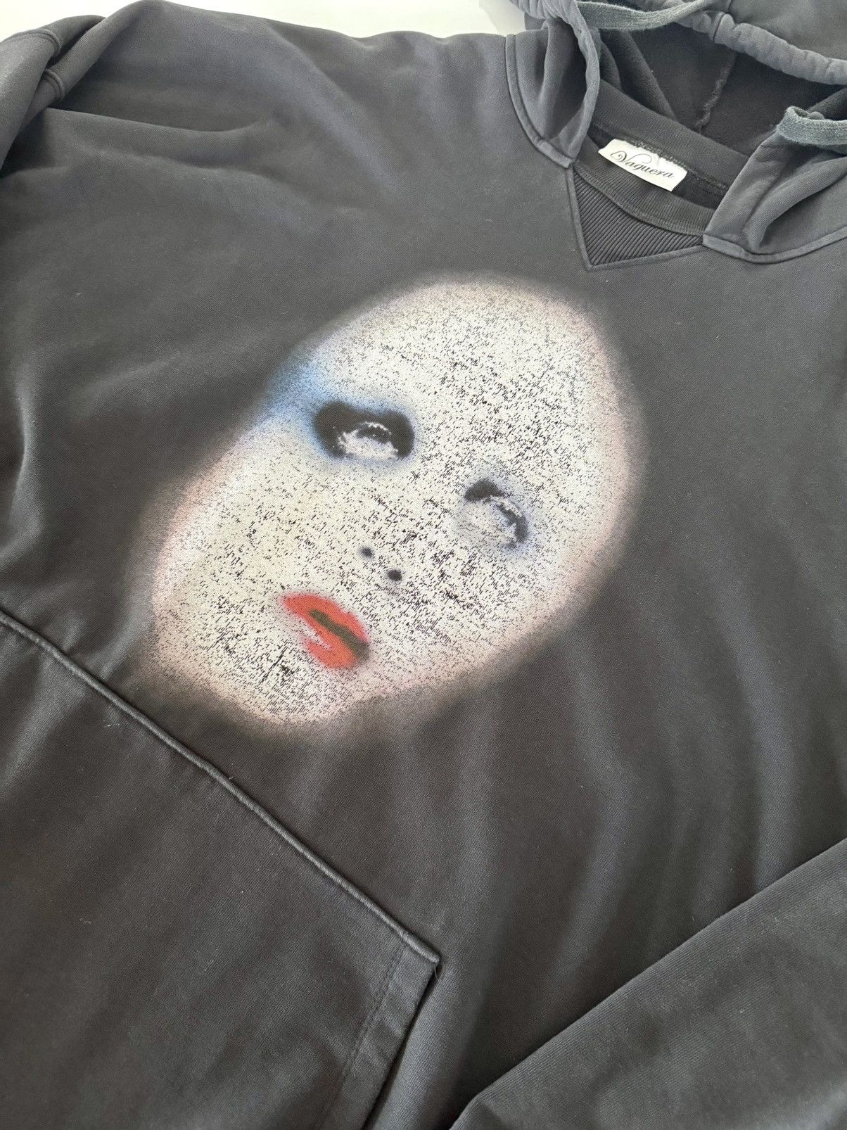Vaquera Vaquera Horror Face Giant Hoodie Size US S / EU 44-46 / 1 - 3 Thumbnail