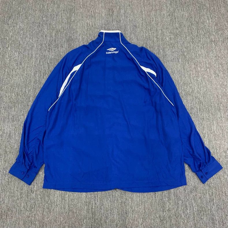 Balenciaga Balenciaga Blue windbreaker jacket Size US M / EU 48-50 / 2 - 2 Thumbnail