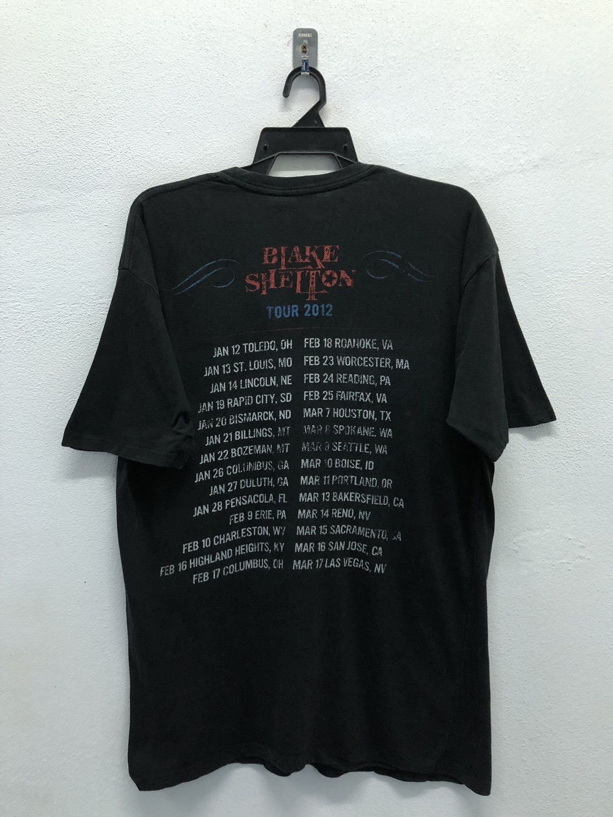 Vintage Vintage Startee Blake Shelton Tour 2012 T-Shirt Size US XL / EU 56 / 4 - 2 Thumbnail