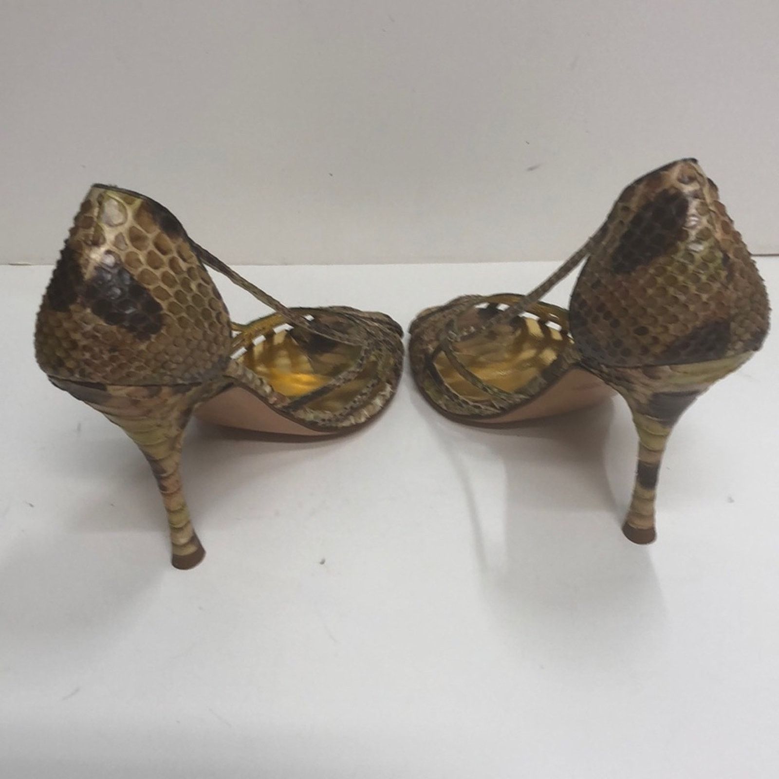 & Other Stories Francesco Sacco Made in Italy Snakeskin High Heel Size US 7 / IT 37 - 3 Thumbnail