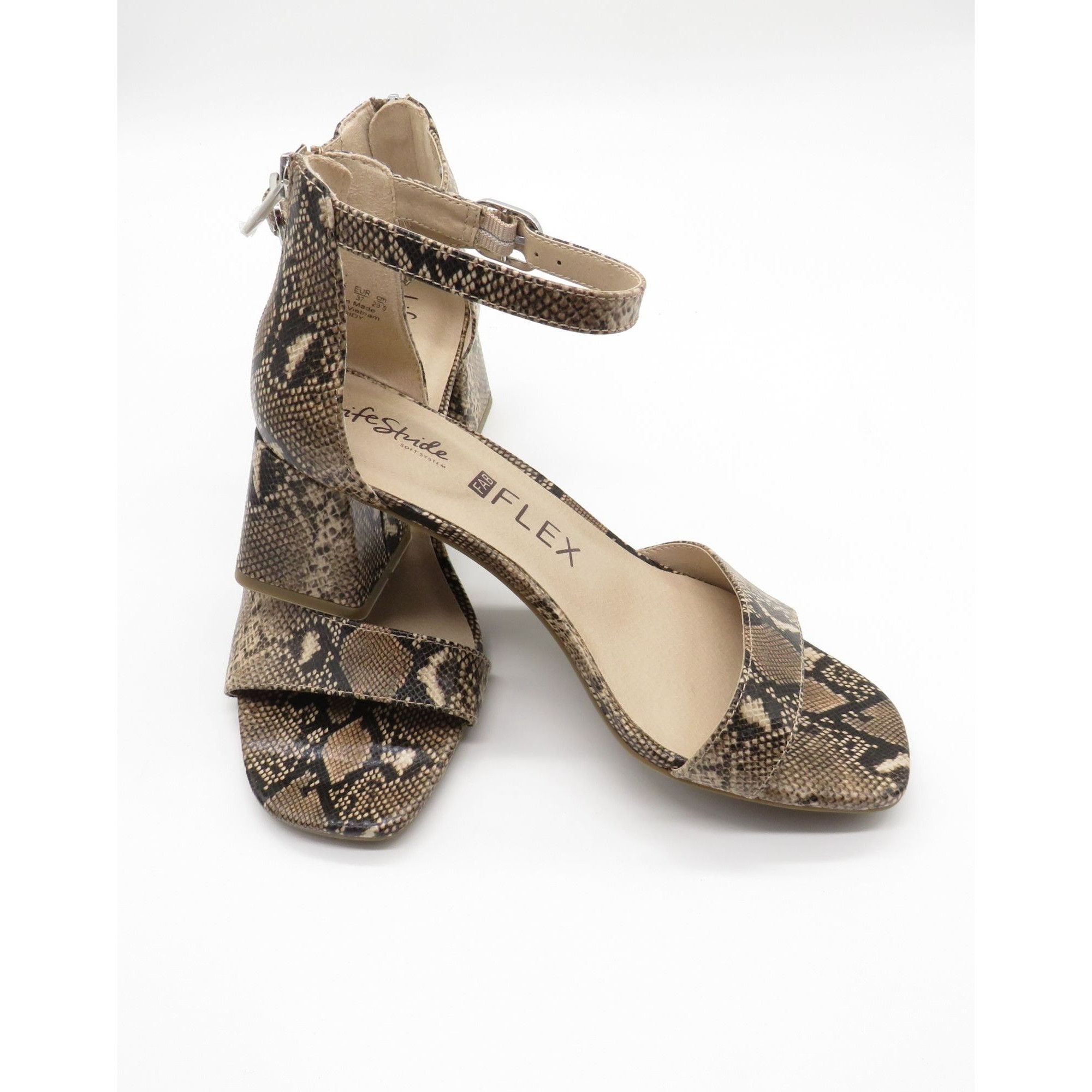 Other LifeStride Women's Fab Flex Cassidy Snakeskin Print Block He Size US 7 / IT 37 - 7 Thumbnail