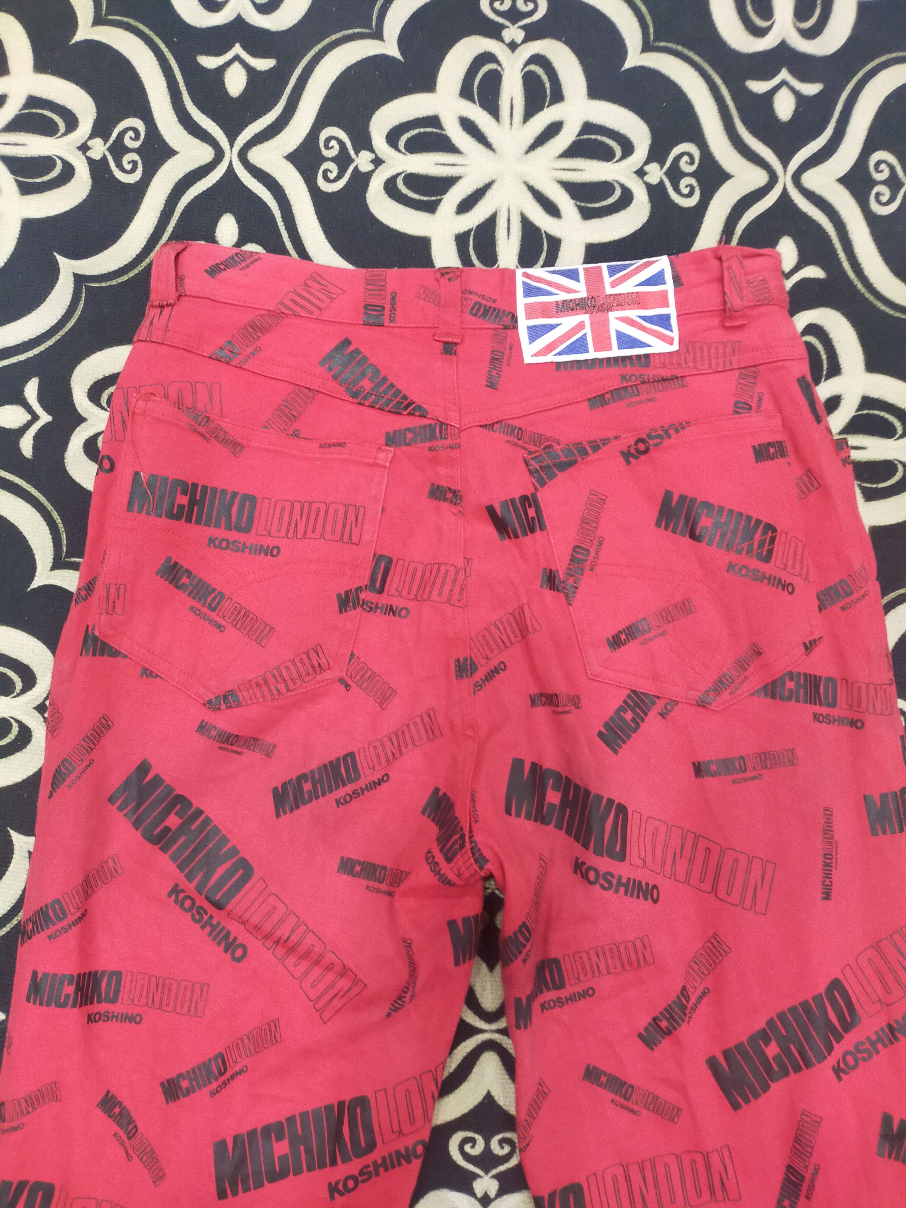 Hysteric Glamour Michiko London Koshino Full Printed Skinny Stretch Size US 29 - 4 Thumbnail