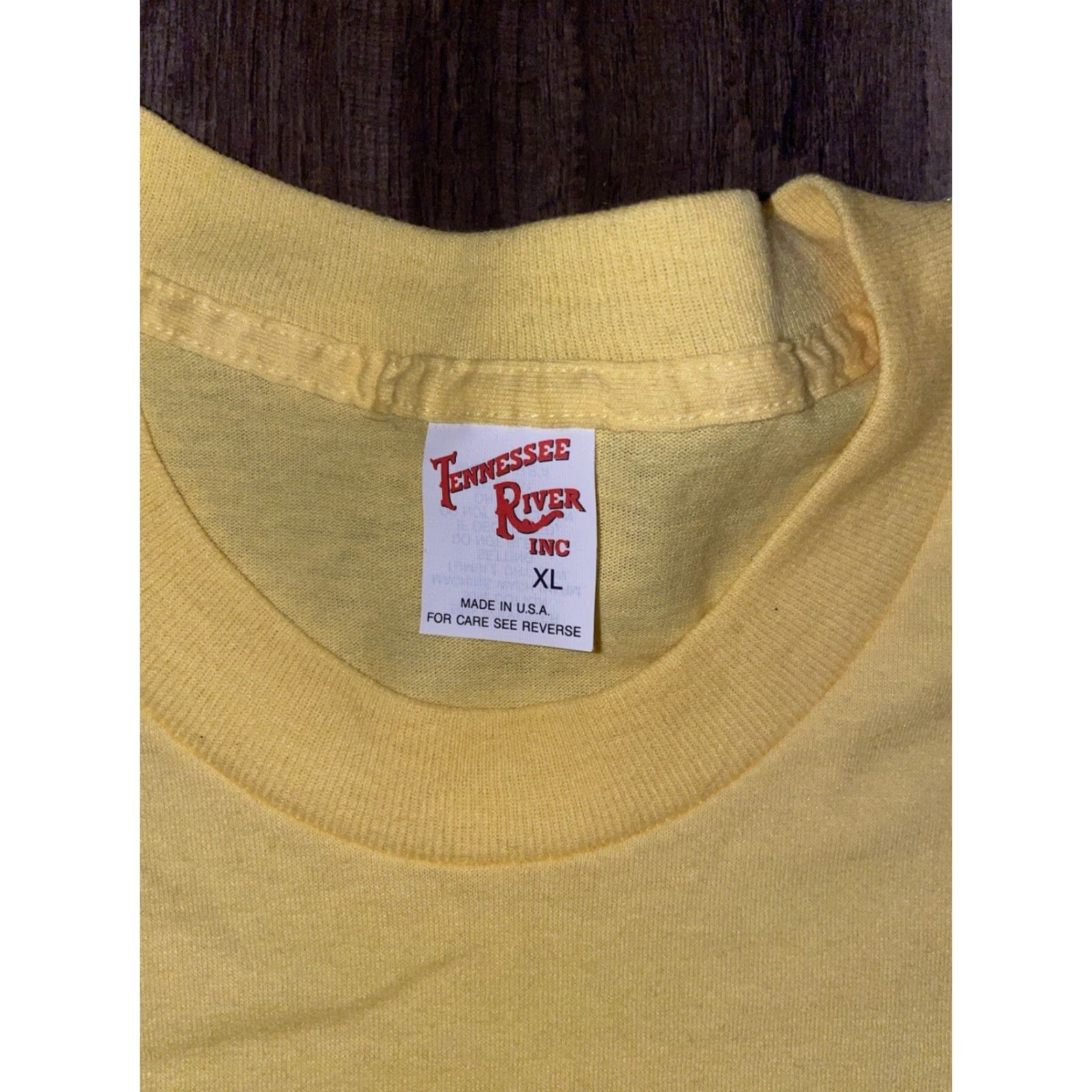 Vintage VINTAGE Royal Caribbean Shirt Men's XL Yellow Blue Single Stitch 90s Screen Stars T-Shirt Size US XL / EU 56 / 4 - 3 Thumbnail