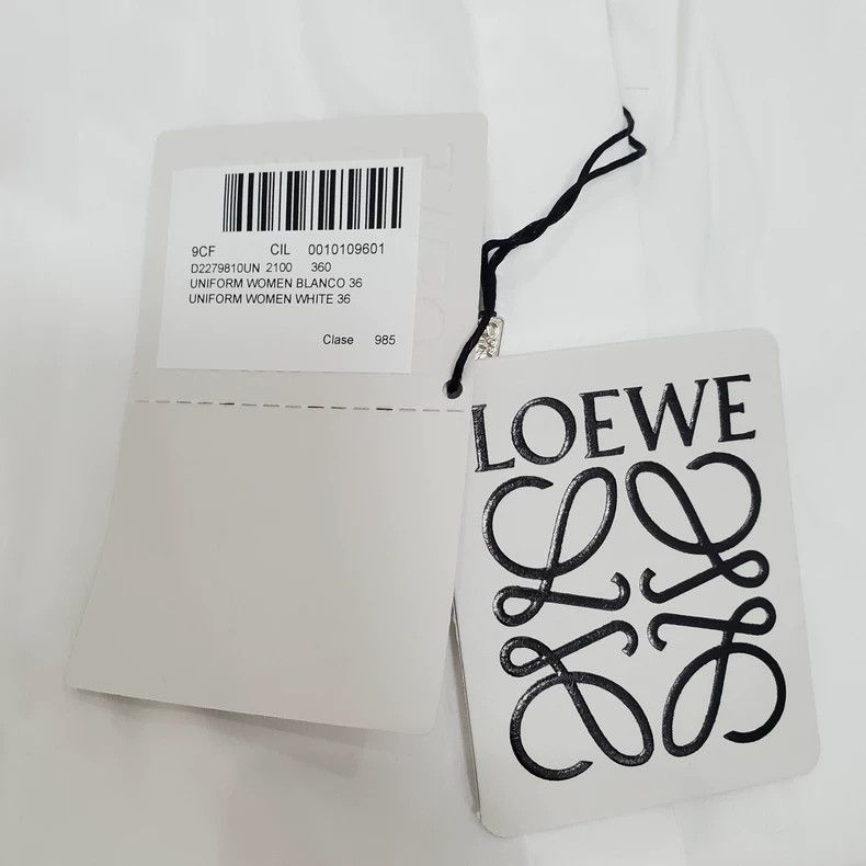 Loewe LOEWE White shirt Size XS / US 0-2 / IT 36-38 - 4 Thumbnail