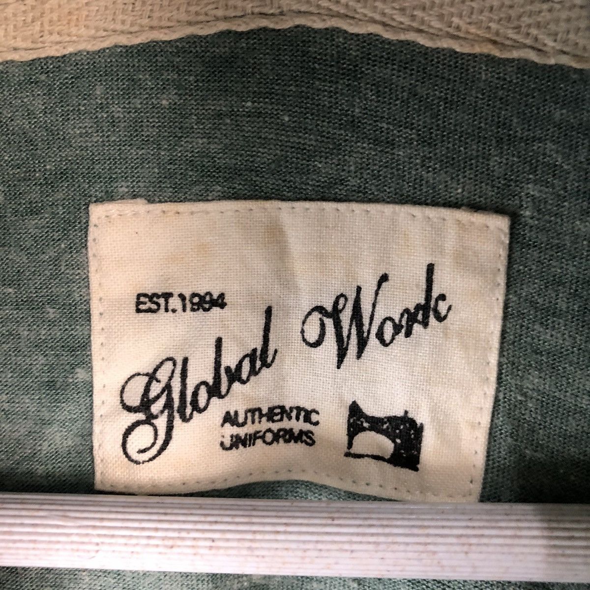 Global Work Global Work vintage Green Hoodie #A1582 Size US L / EU 52-54 / 3 - 9 Thumbnail