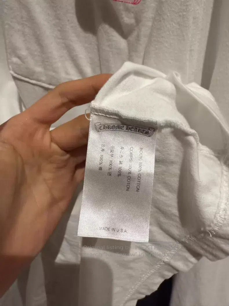 Chrome Hearts CHROME HEARTS Size L Pink vertical letter pattern long-slee Size US L / EU 52-54 / 3 - 5 Thumbnail