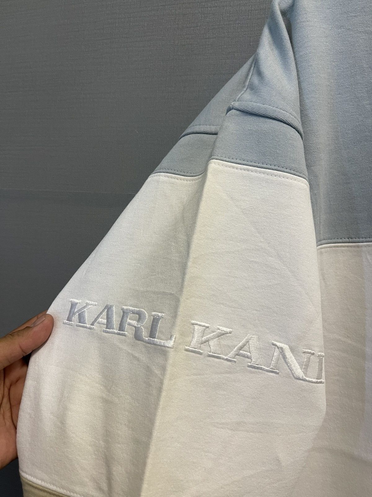Karl Kani Vintage Karl Kani Stripe Collar Sweatshirt Size US XL / EU 56 / 4 - 4 Thumbnail