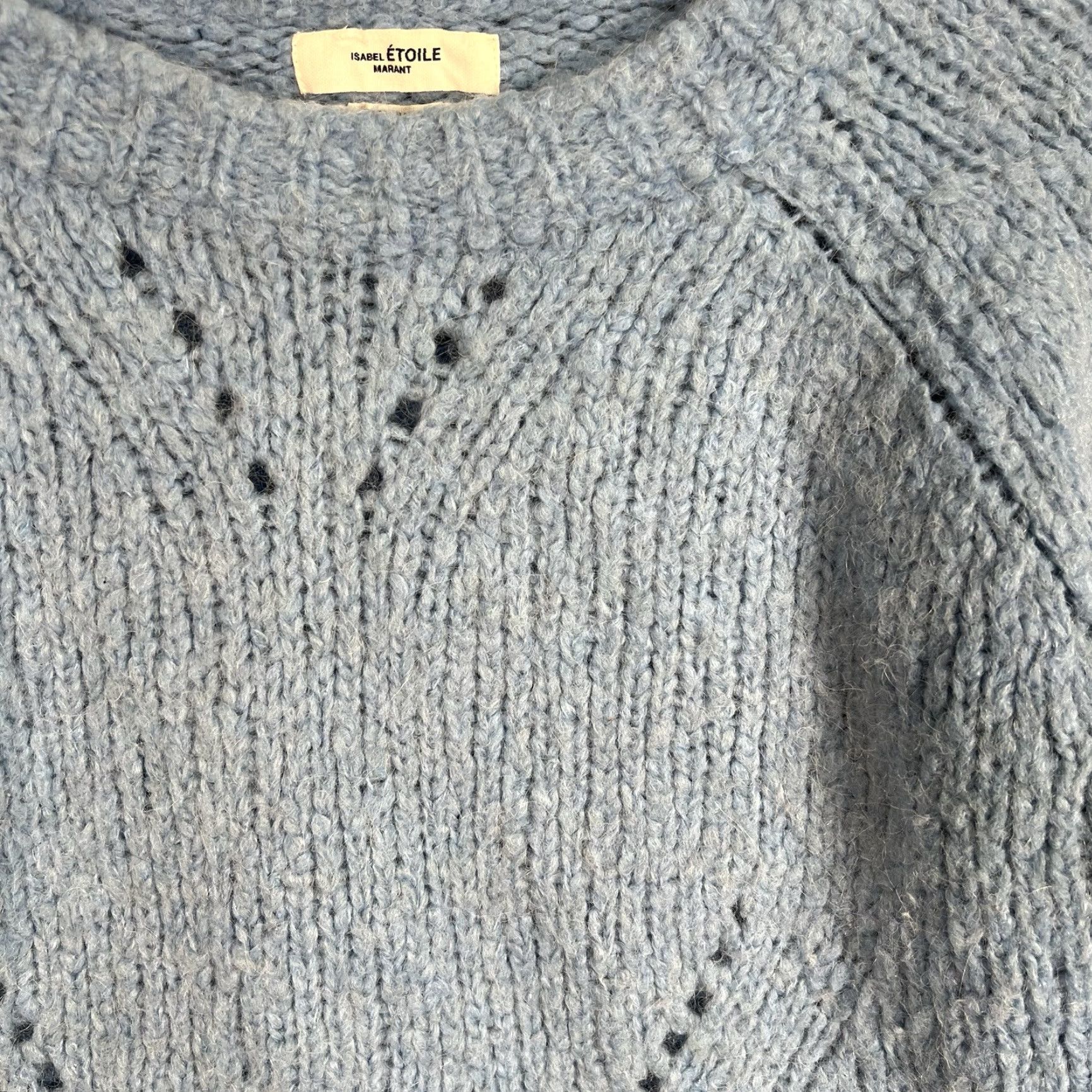 Isabel Marant VINTAGE Isabel Marant Etoile Blue Shields Sweater Womens Size 40 Blue Alpaca Wool Blend Pullover Crew Neck Knit 8/10 Shirts Size S / US 4 / IT 40 - 2 Thumbnail