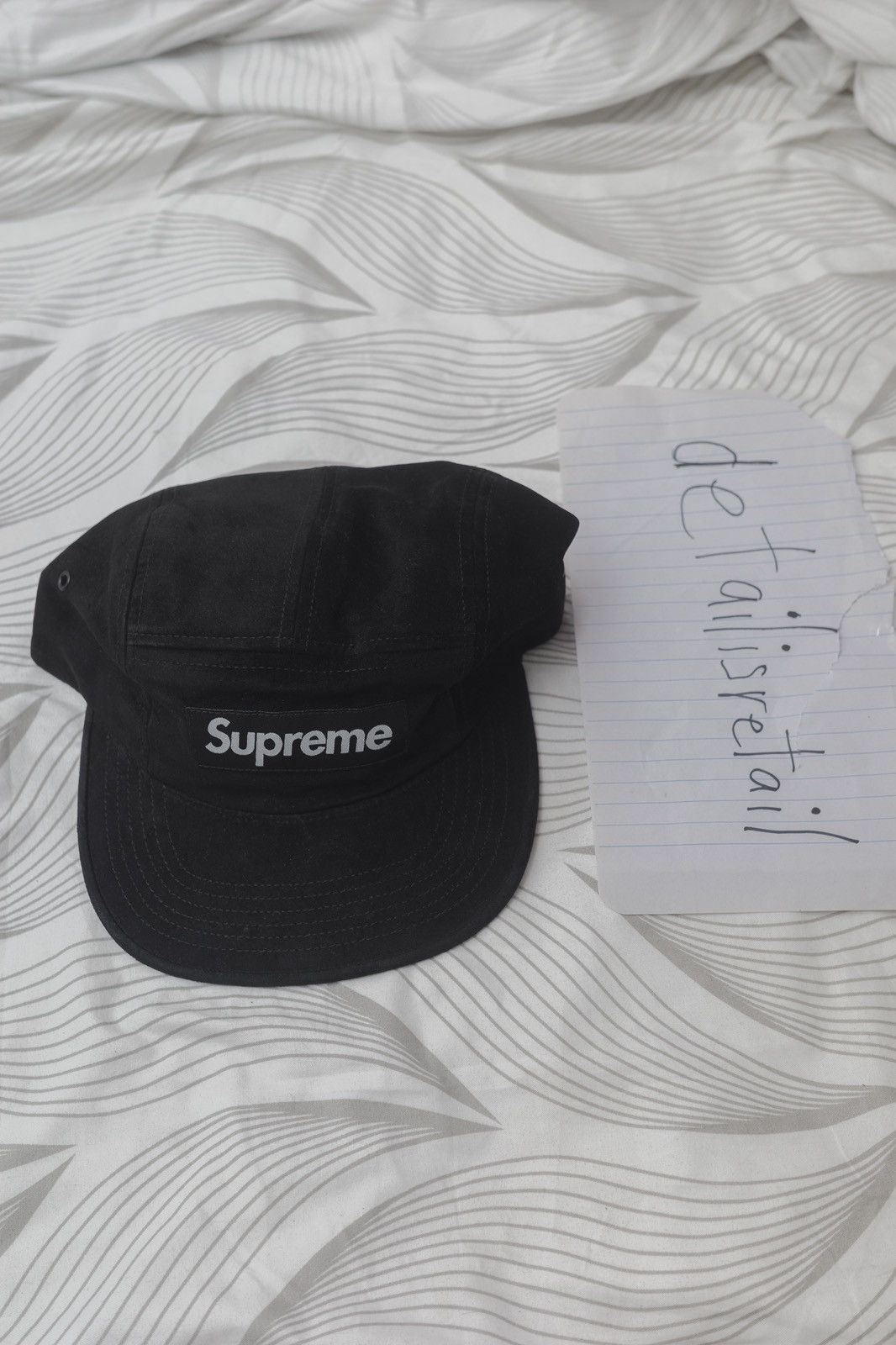 Supreme 5 Panel Black | Grailed