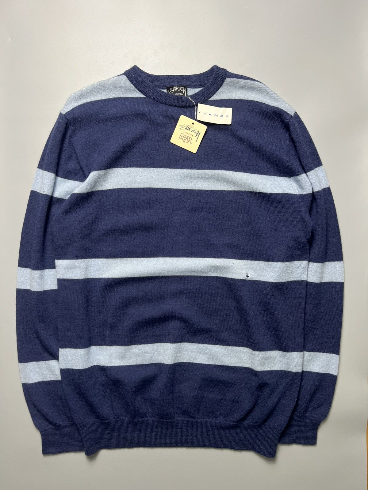 Stussy × Vintage 2000s NewOldStock Stussy Bieniesweter Knit Size US L / EU 52-54 / 3 - 1 Thumbnail