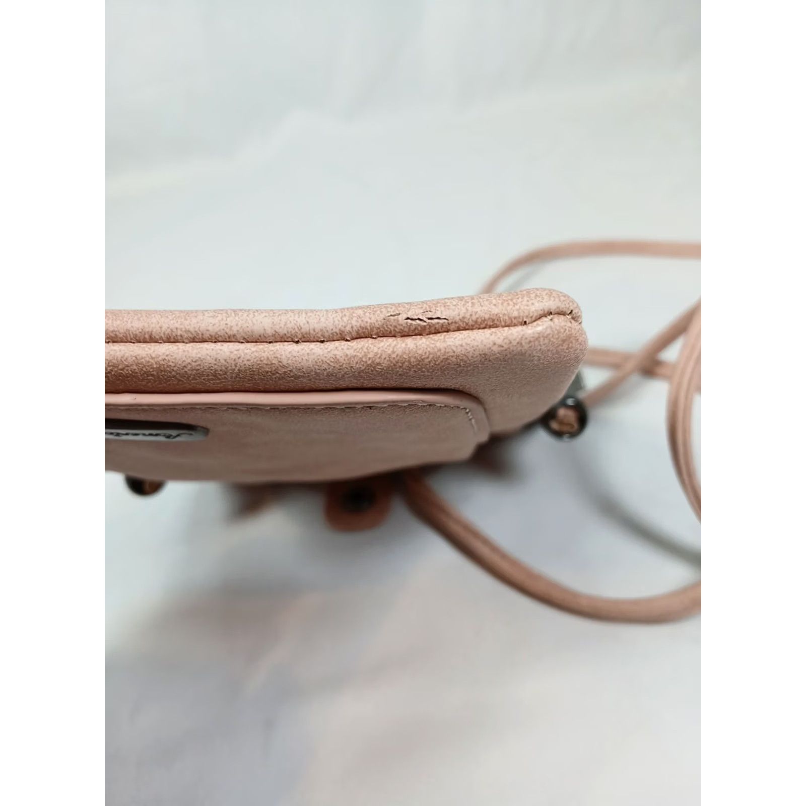 Vintage American Bling Western Crossbody Bag Taupe Faux Leather Studded Cell Phone Purse Small Women's Crossbody Size ONE SIZE - 6 Thumbnail