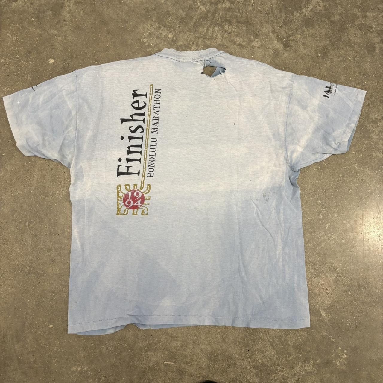 Nike Vintage 90s Nike Honolulu Marathon faded distressed tee XL Size US XL / EU 56 / 4 - 5 Thumbnail