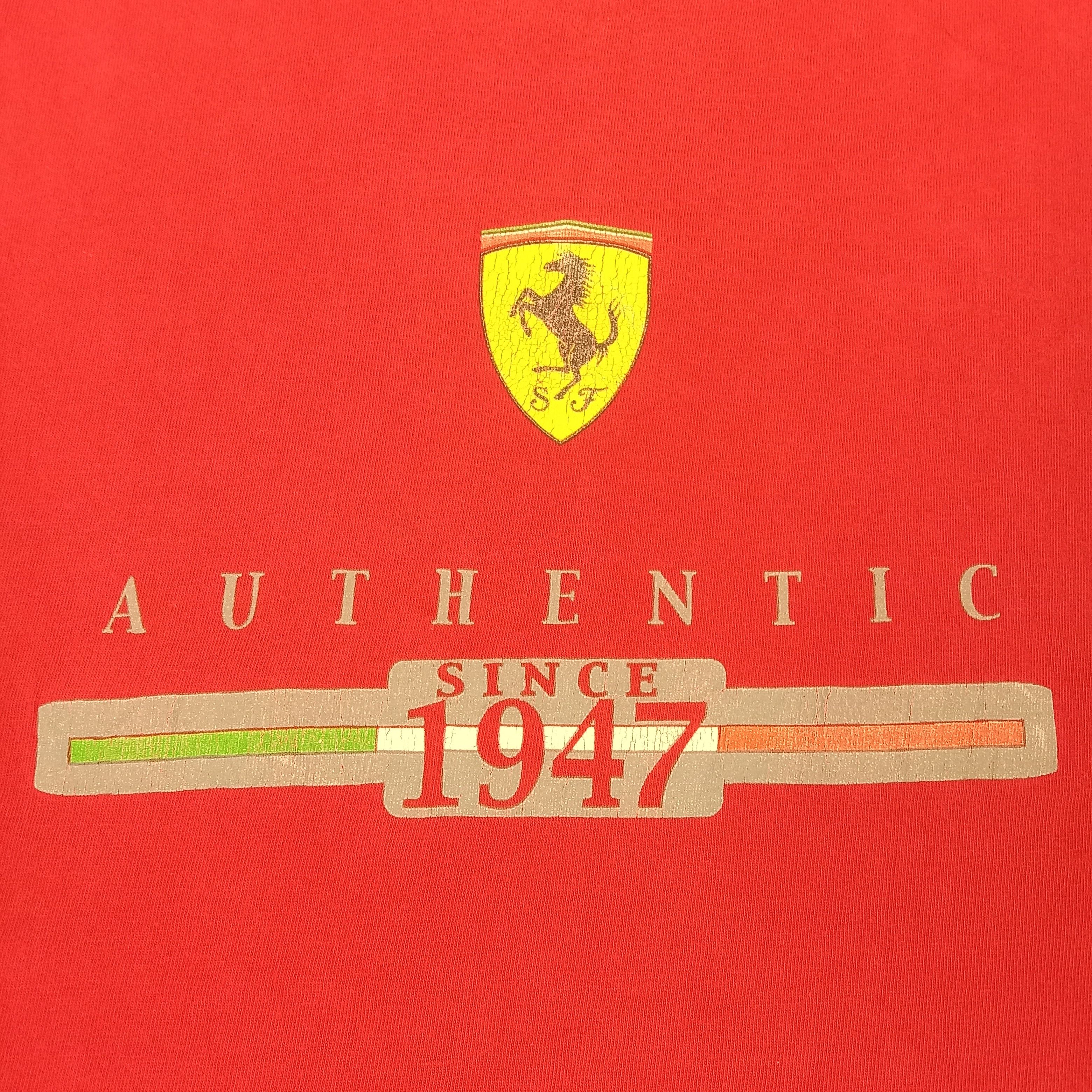 Ferrari × Vintage Ferrari Center Logo Design Tshirt Size US XXL / EU 58 / 5 - 2 Thumbnail