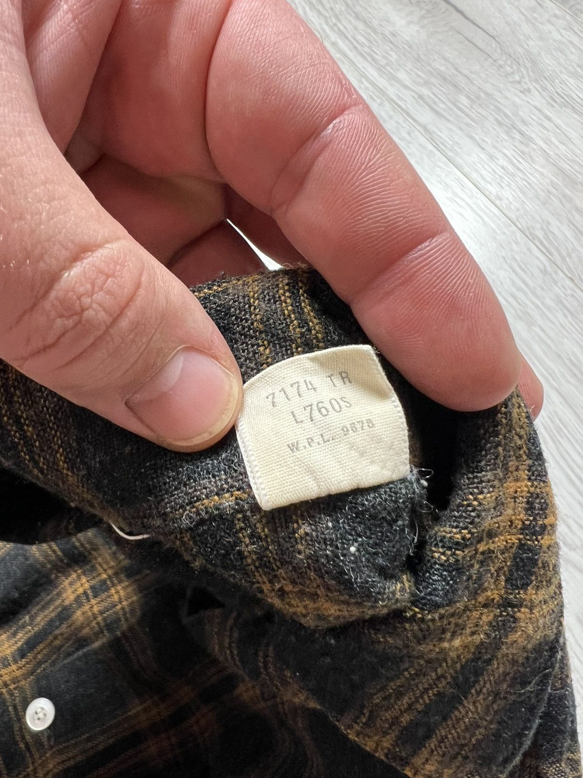 Arrow Vintage 50s / 60s Arrow Flannel Checkered Shirt Wool Acrylic Size US M / EU 48-50 / 2 - 12 Thumbnail