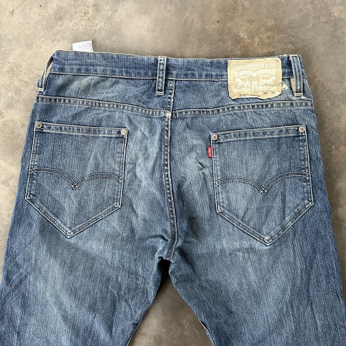 Levi's W35 Vintage Levi’s 513 Distressed Faded Denim Jean Pant Size US 35 - 12 Thumbnail