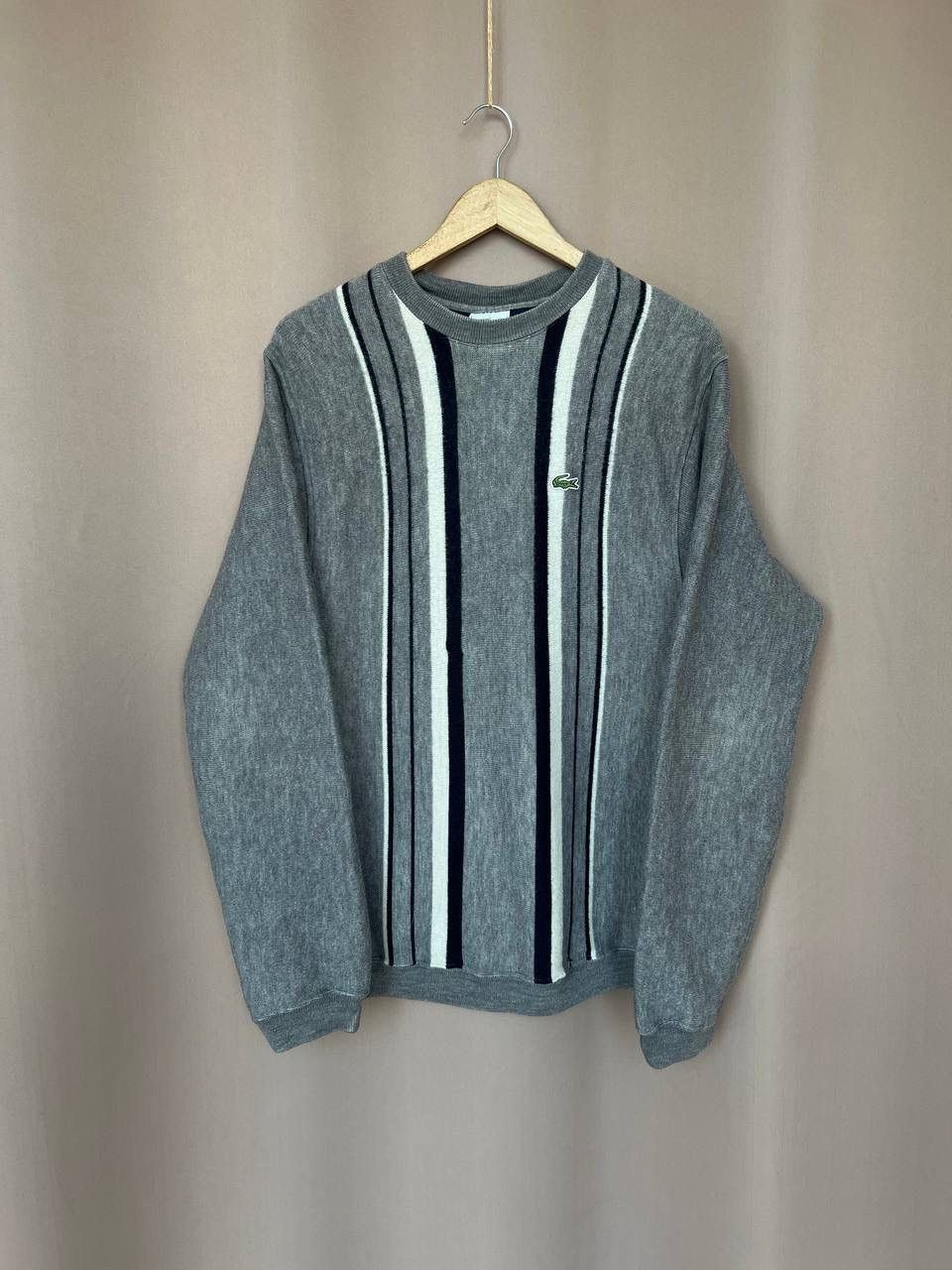 Lacoste Lacoste Vintage Wool Knit Sweater Mens Size L Made in France Size US L / EU 52-54 / 3 - 1 Thumbnail