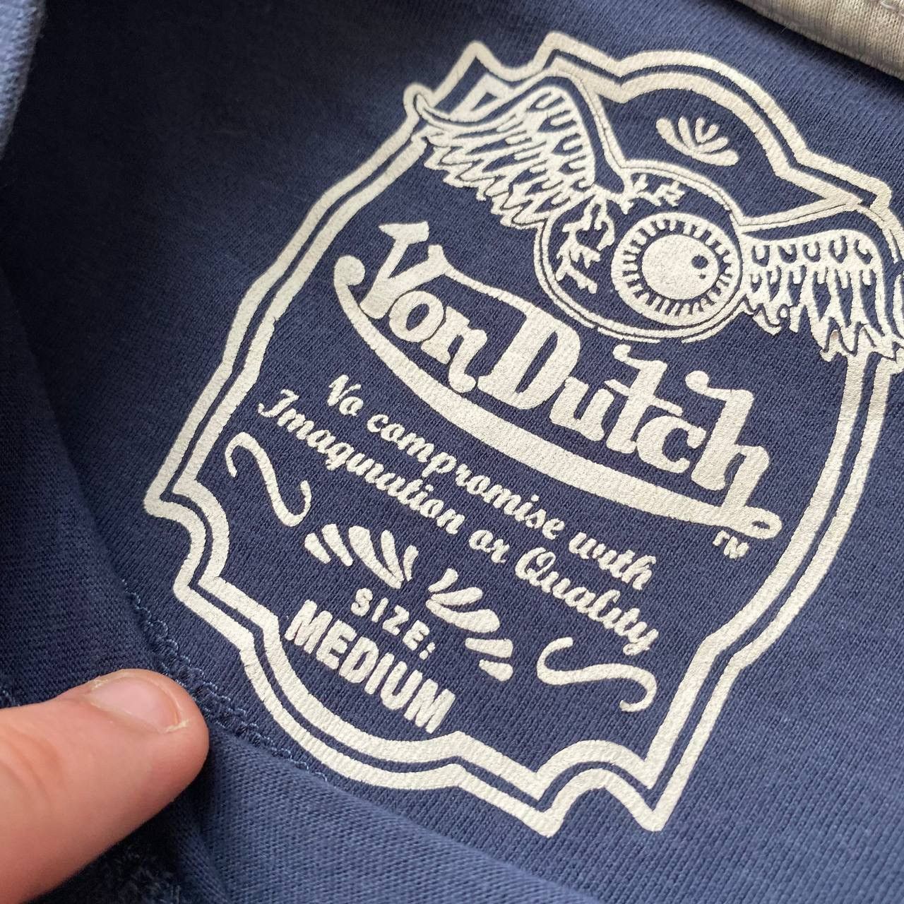 Streetwear × Vintage × Von Dutch Vintage big logo Von Dutch rare tee shirts Size US M / EU 48-50 / 2 - 4 Thumbnail