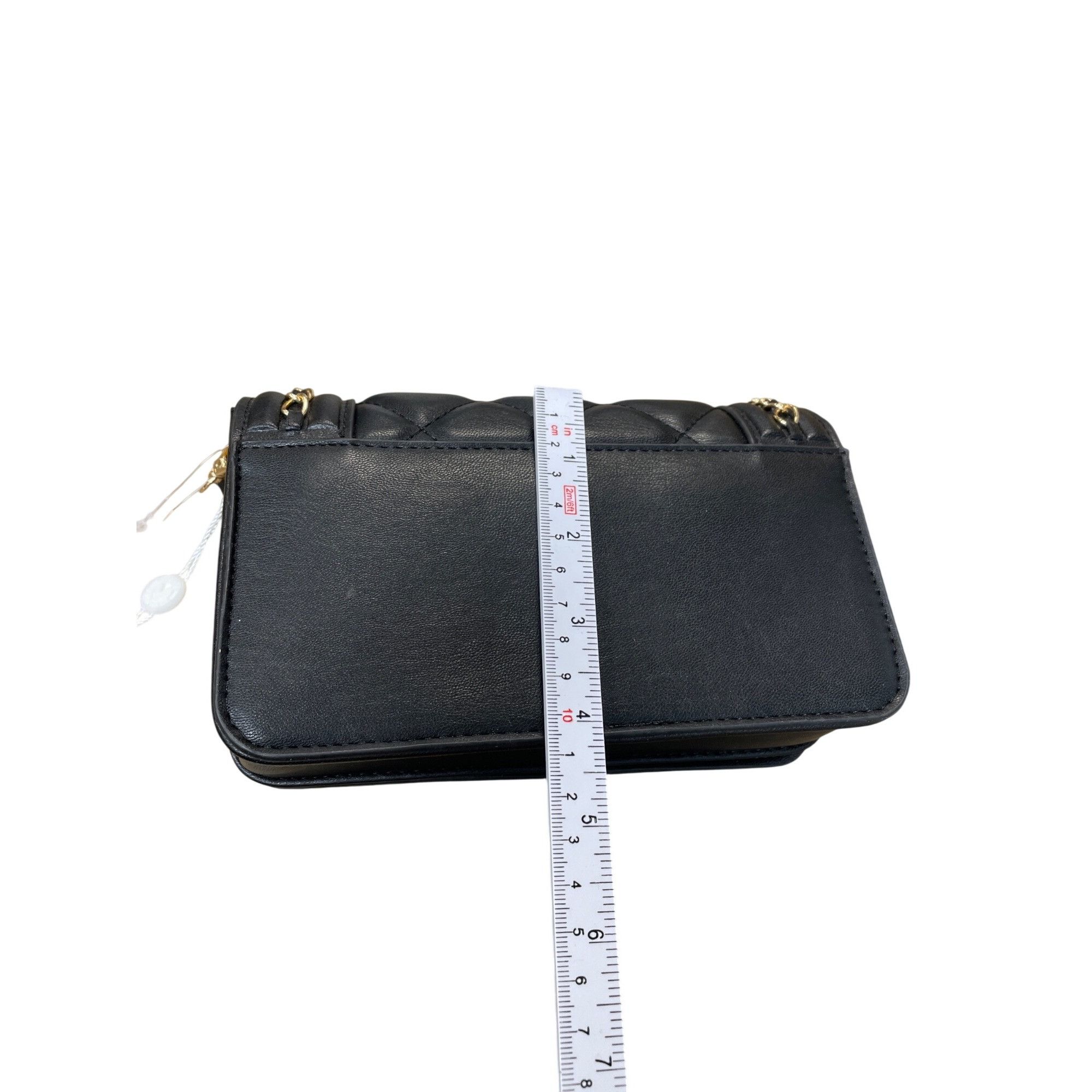 Valentino Orlandi Valentino Orlandi NWT womans Black gold quilted crossbody le Size ONE SIZE - 8 Thumbnail