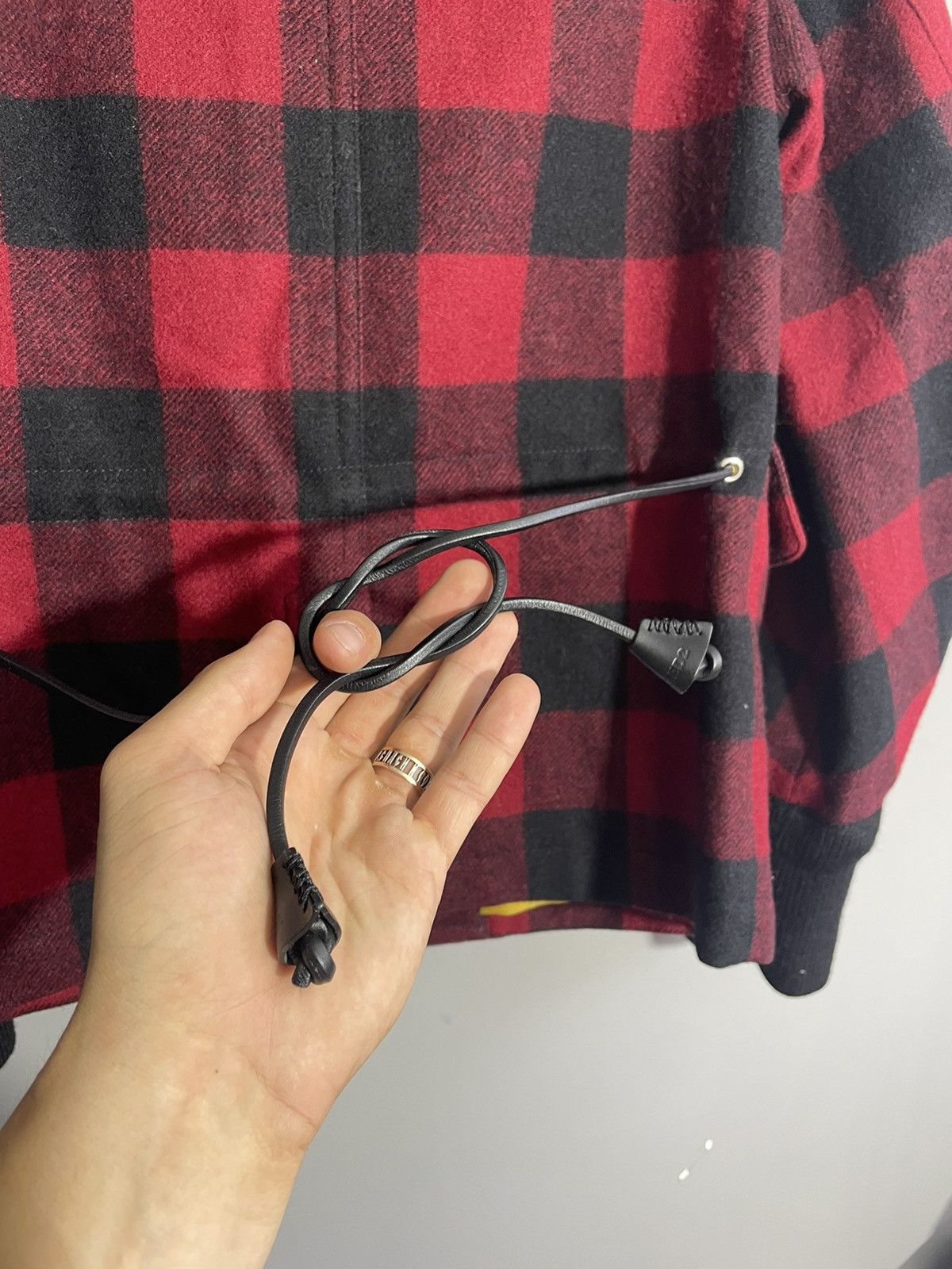 Dsquared2 DSQUARED2 Blouson RedxBlack(Check Pattern) wool coat jacket Size M / US 6-8 / IT 42-44 - 13 Thumbnail