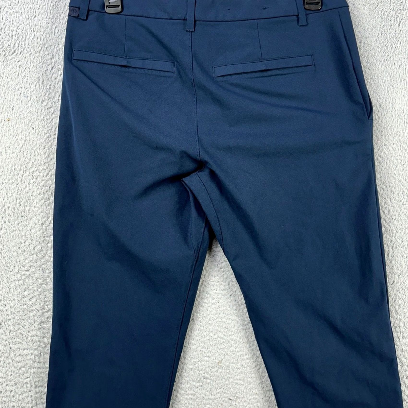 Lululemon Lululemon Golf Pants Mens 33 Navy Blue Flat Front Straight Stretch Outdoor Logo Pants Mens 33 Blue Golf Size US 33 - 3 Thumbnail