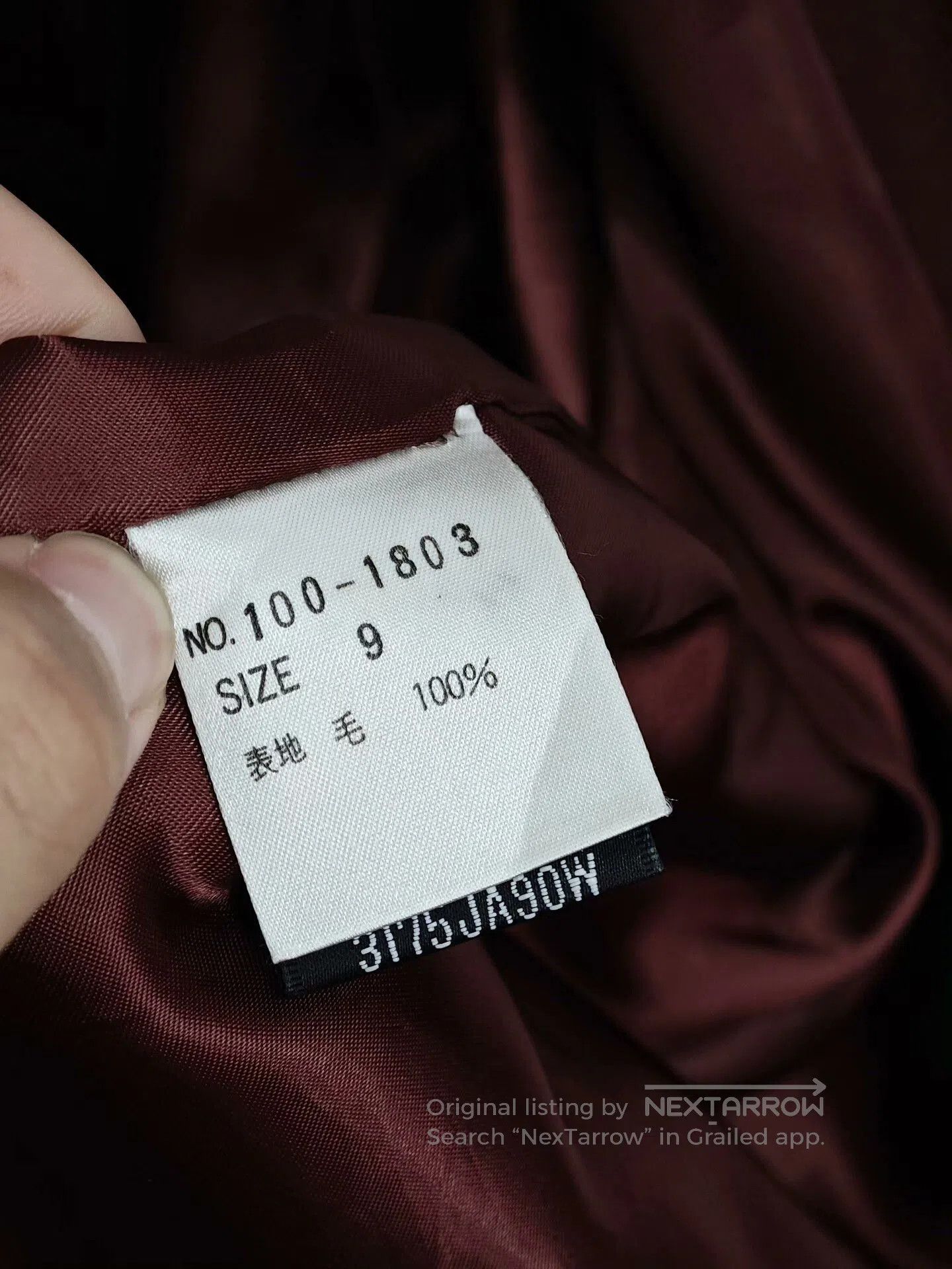 Japanese Brand Italian Wool Overcoat from Cremona. Size M / US 6-8 / IT 42-44 - 6 Thumbnail