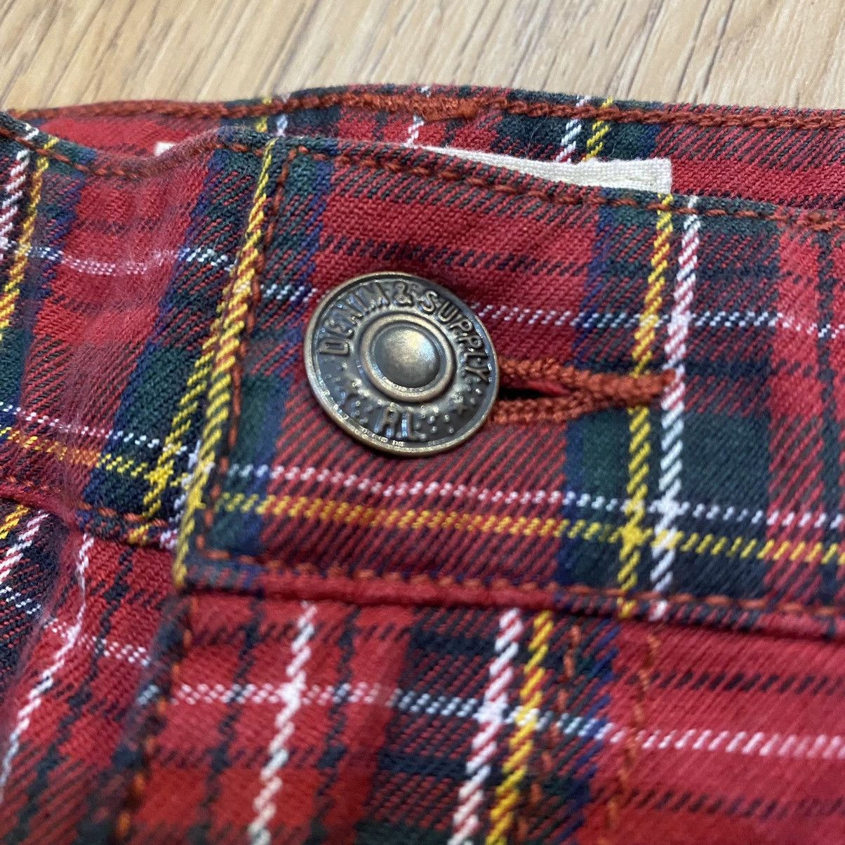 Denim & Supply Ralph Lauren 2000s - Denim & Suplay RALPH LAUREN Tartan Pants Size US 26 / EU 42 - 8 Thumbnail