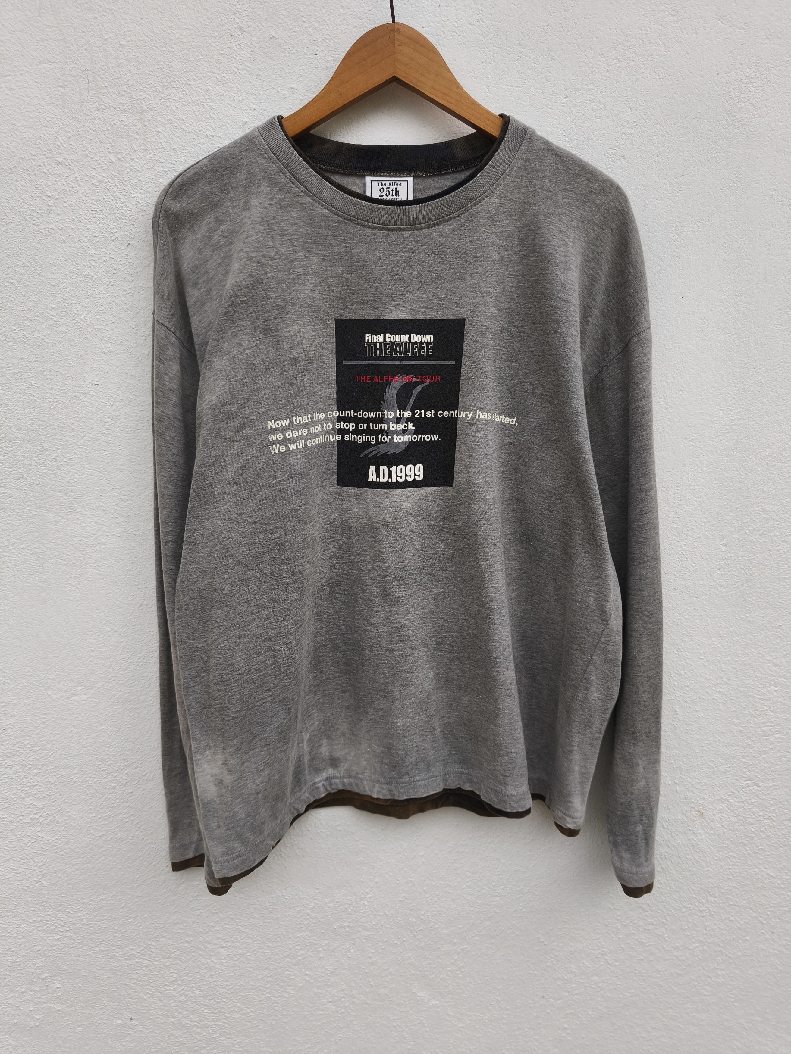 Band Tees 🔥 Vintage 99 The Alfee t shirt long sleeve 25th Anniversary Size US L / EU 52-54 / 3 - 2 Thumbnail