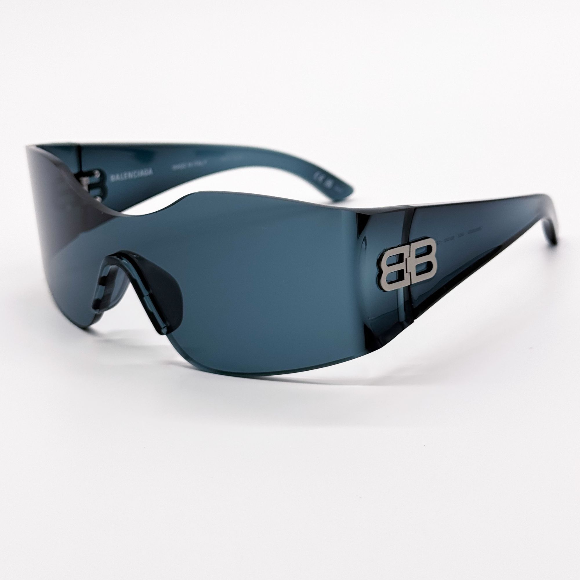 Balenciaga NEW BALENCIAGA BB0292S 003 SUNGLASSES BLUE UNISEX GEOMETRIC Size ONE SIZE - 2 Thumbnail