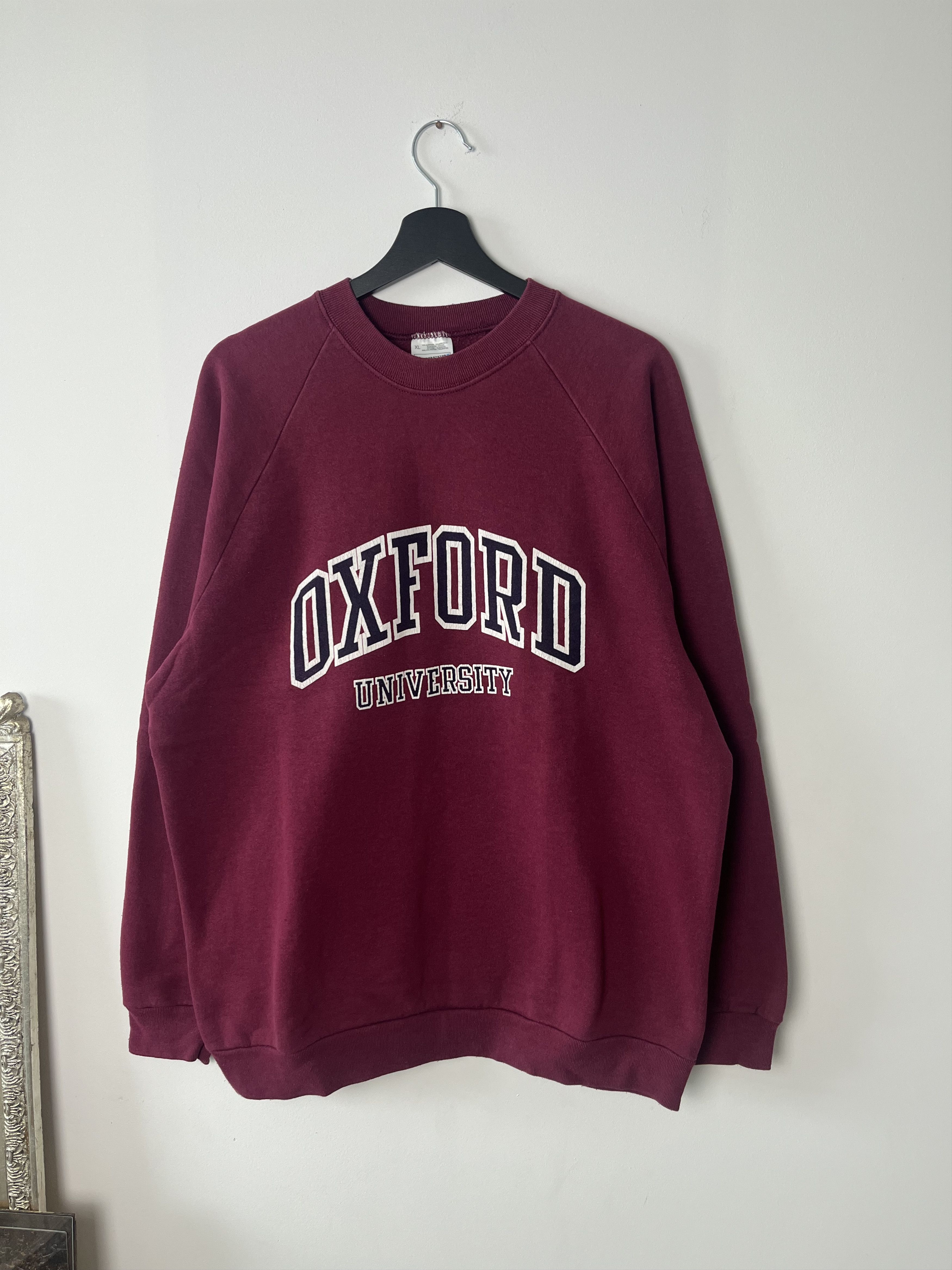 Vintage Vintage Oxford University Sweatshirt Mens XL Crewneck Sleeve Size US XL / EU 56 / 4 - 1 Thumbnail
