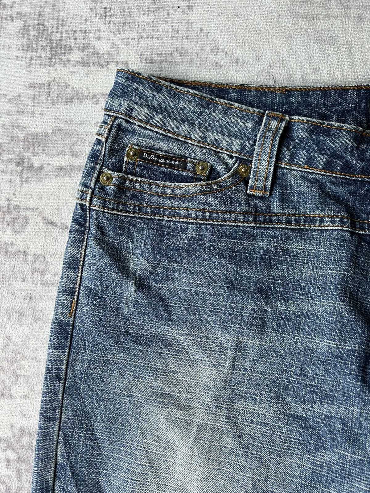 Dolce & Gabbana Dolce & Gabbana D&G EMBROIDERY Jeans Size US 31 - 5 Thumbnail