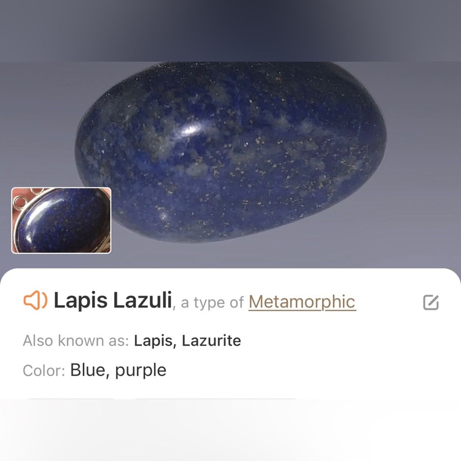 Handmade Handcrafted lazurite bead oval lapis stone clasp necklac Size ONE SIZE - 9 Thumbnail