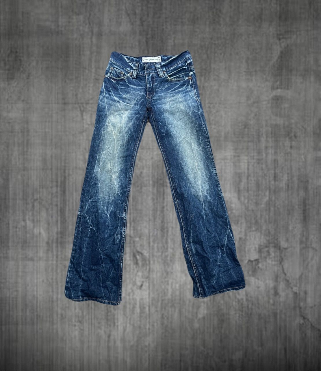 If Six Was Nine 2000s Japanese archive bootcut distressed vkei jeans Y2K Size US 29 - 1 Thumbnail