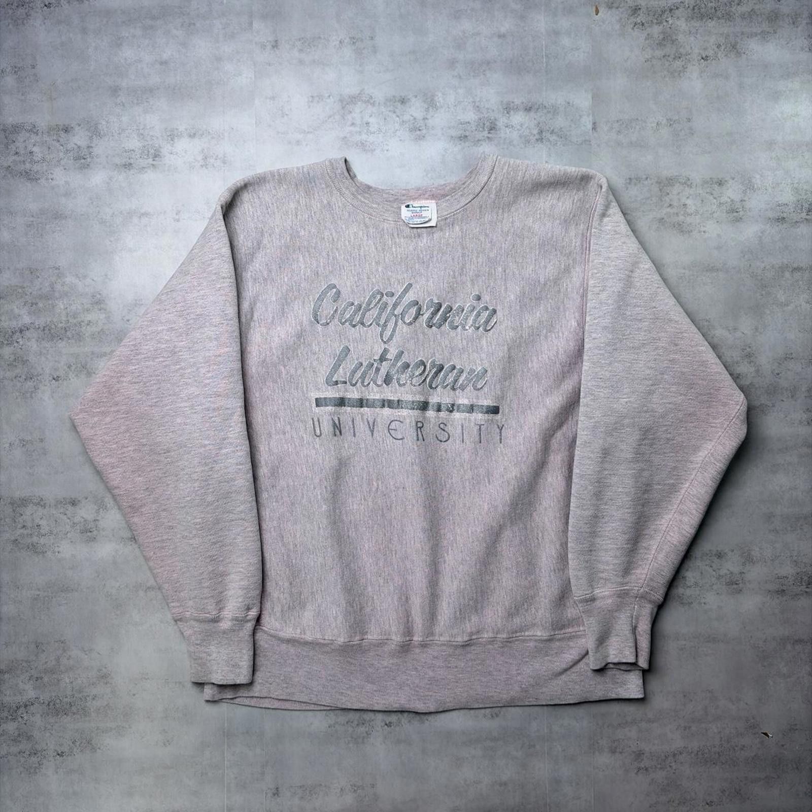 Champion Vintage Champion Reverse Weave Lutheran University Sweater Size US L / EU 52-54 / 3 - 1 Thumbnail