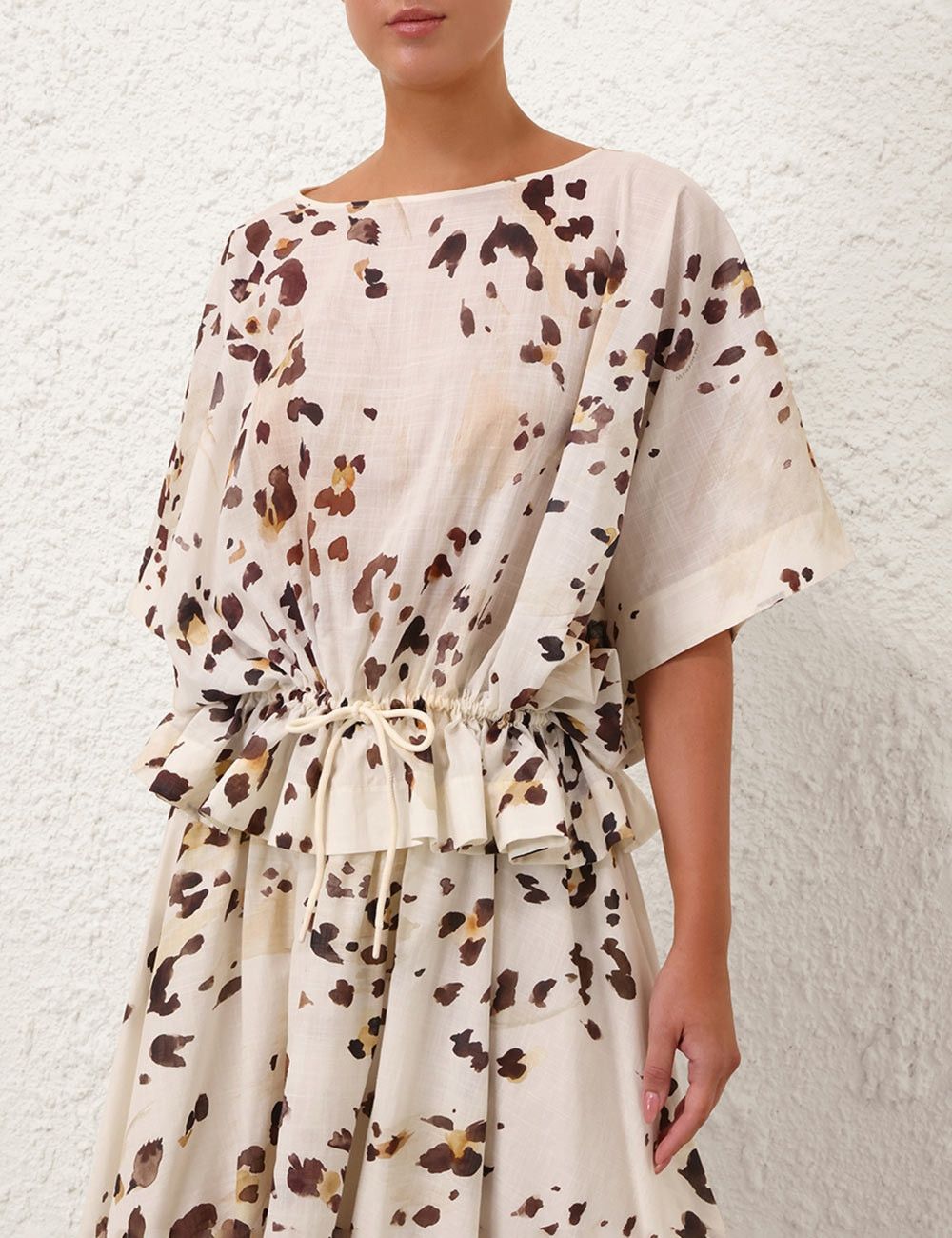 Zimmermann oc11z1025 Acacia Draw Waist Top in Multicolor Size L / US 10 / IT 46 - 2 Thumbnail