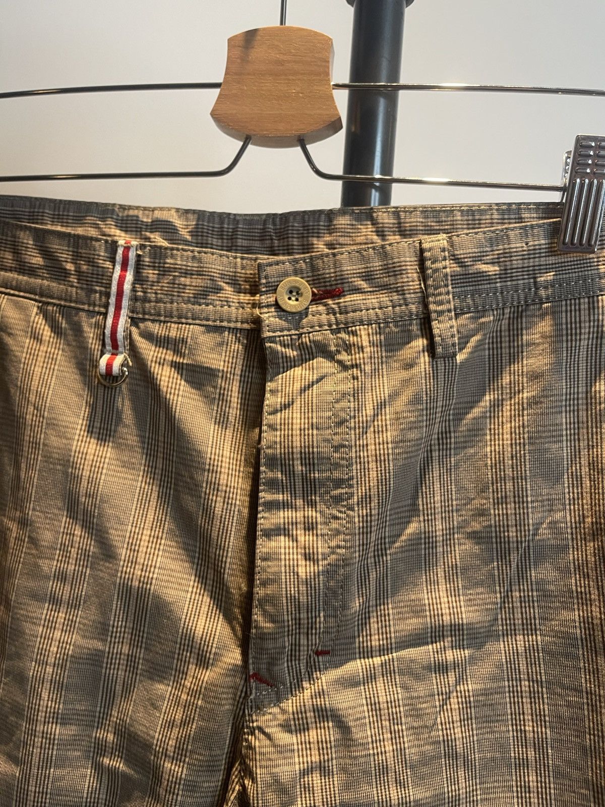 Burberry Burberry London Plaid Cotton Trousers (Vintage, Size 30–32) Size US 33 - 3 Thumbnail