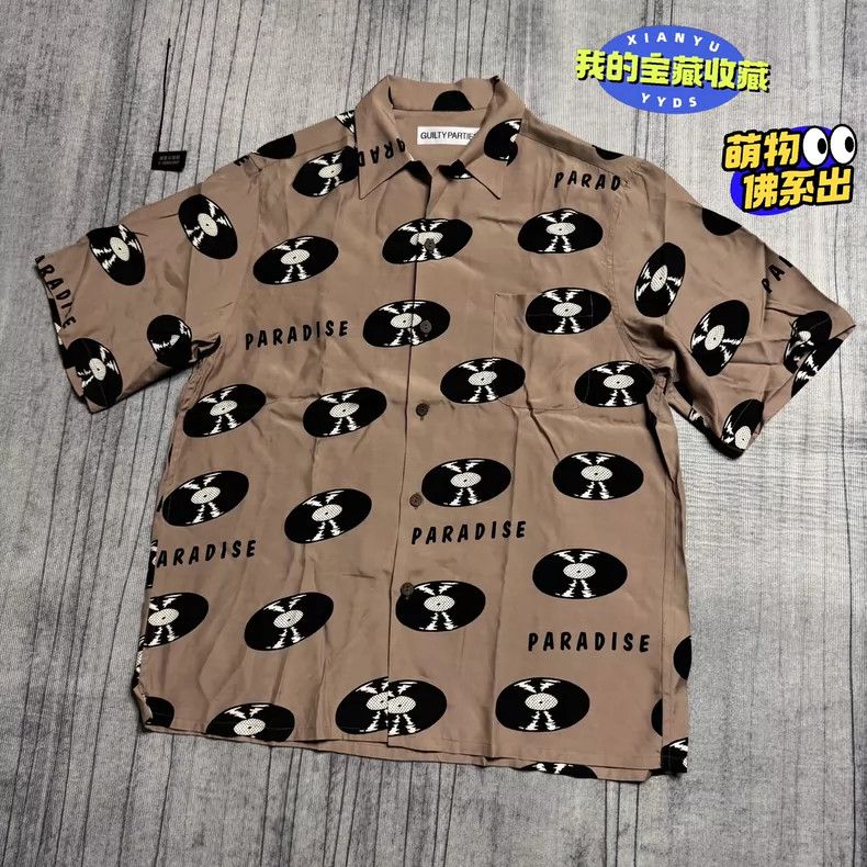 Wacko maria 24SS Heavenly Tokyo Record Hawaiian Short Slee