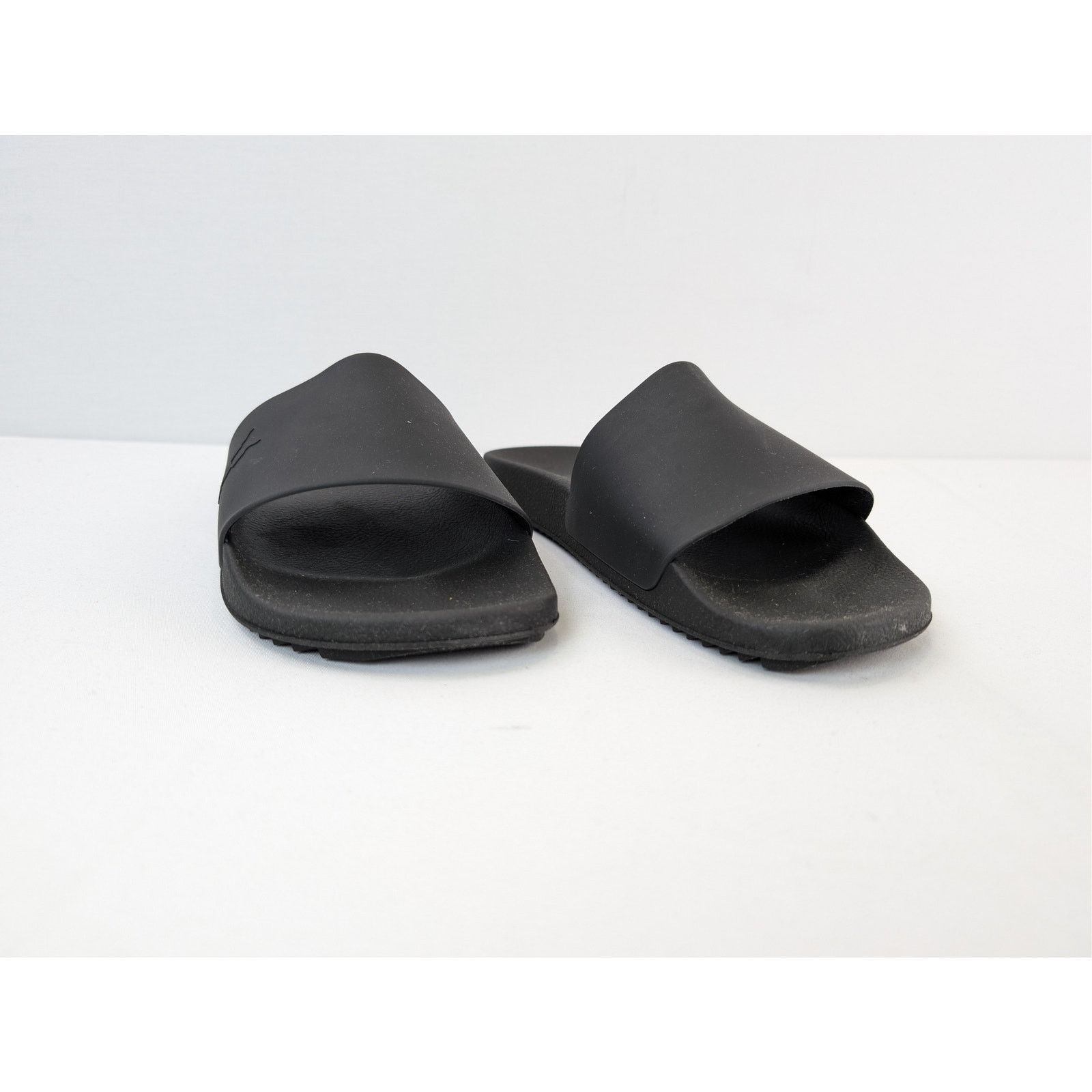 Rick Owens Drkshdw o1rshd1 Scarpe Shower Slides Slipper in Black Size US 11 / EU 44 - 6 Thumbnail