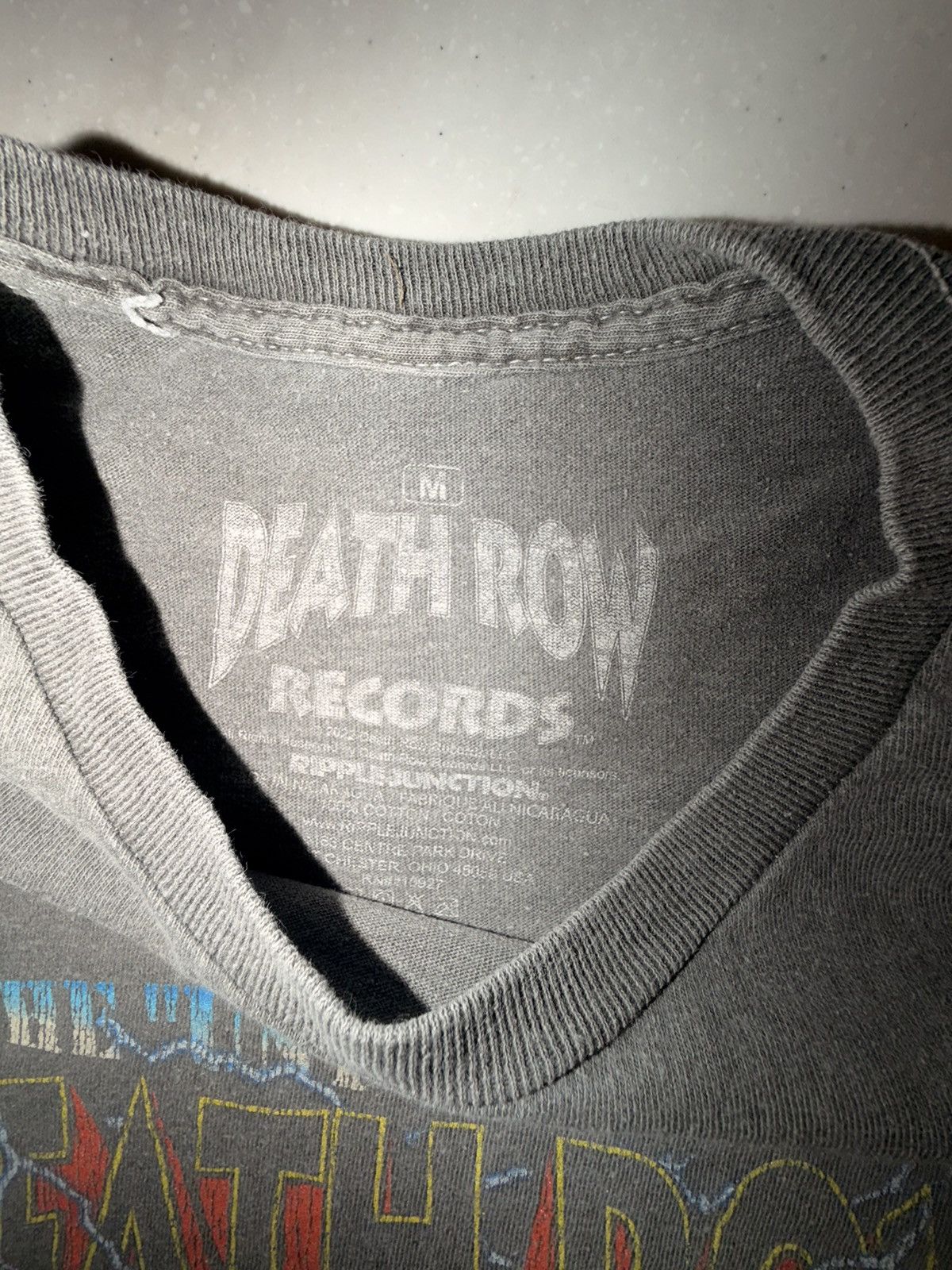 Band Tees Vintage Faded Death Row Records tee Size US M / EU 48-50 / 2 - 3 Thumbnail