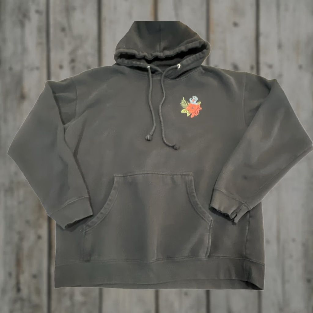 Vintage Santa Cruz Skateboard Hoodie Sweatshirt Men L Floral hibiscus Hand Black Thrash Size US L / EU 52-54 / 3 - 1 Thumbnail