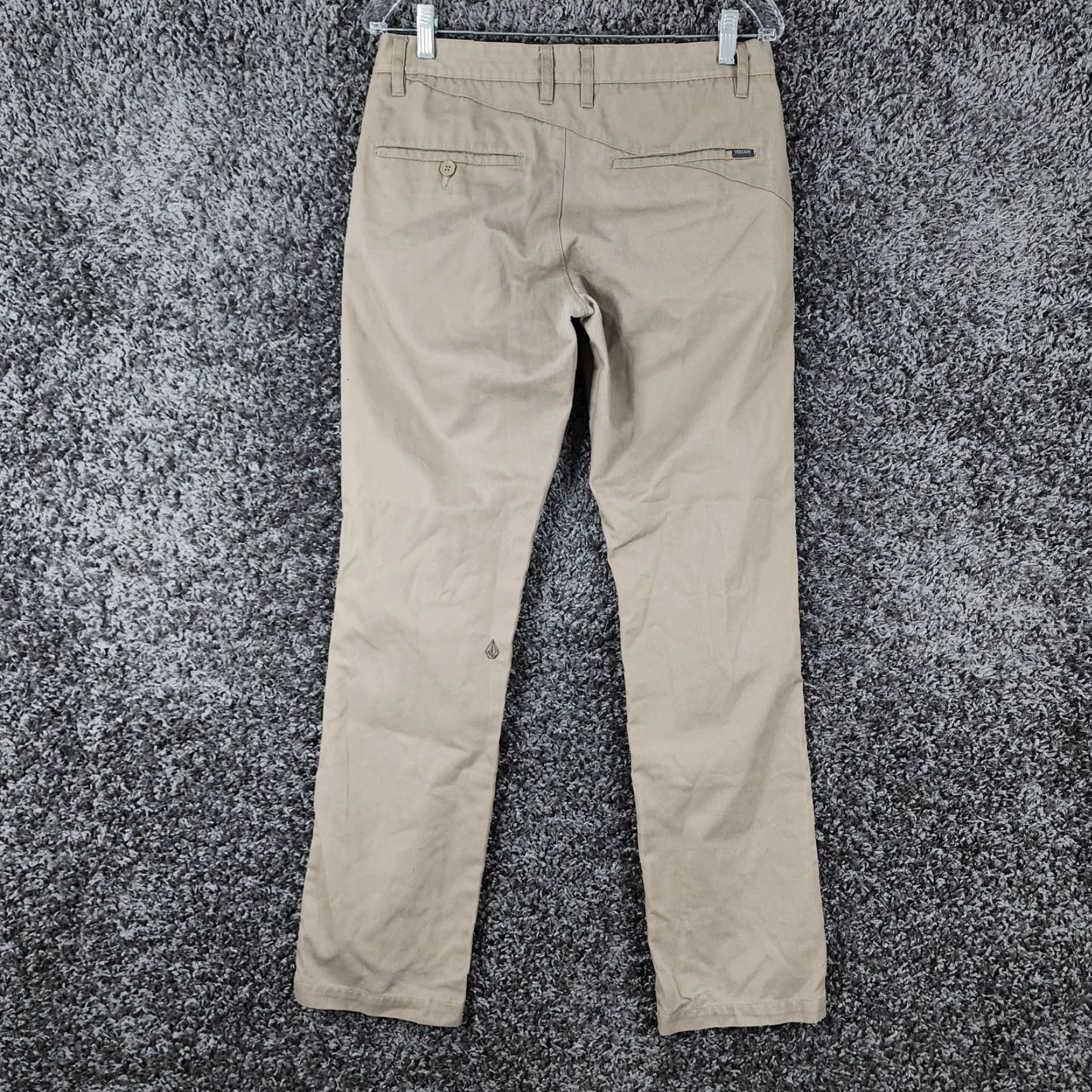 Volcom Volcom Corpo Class Mens Brown Straight Leg Polyester Cotton Pants Size 30 Size US 30 / EU 46 - 6 Thumbnail