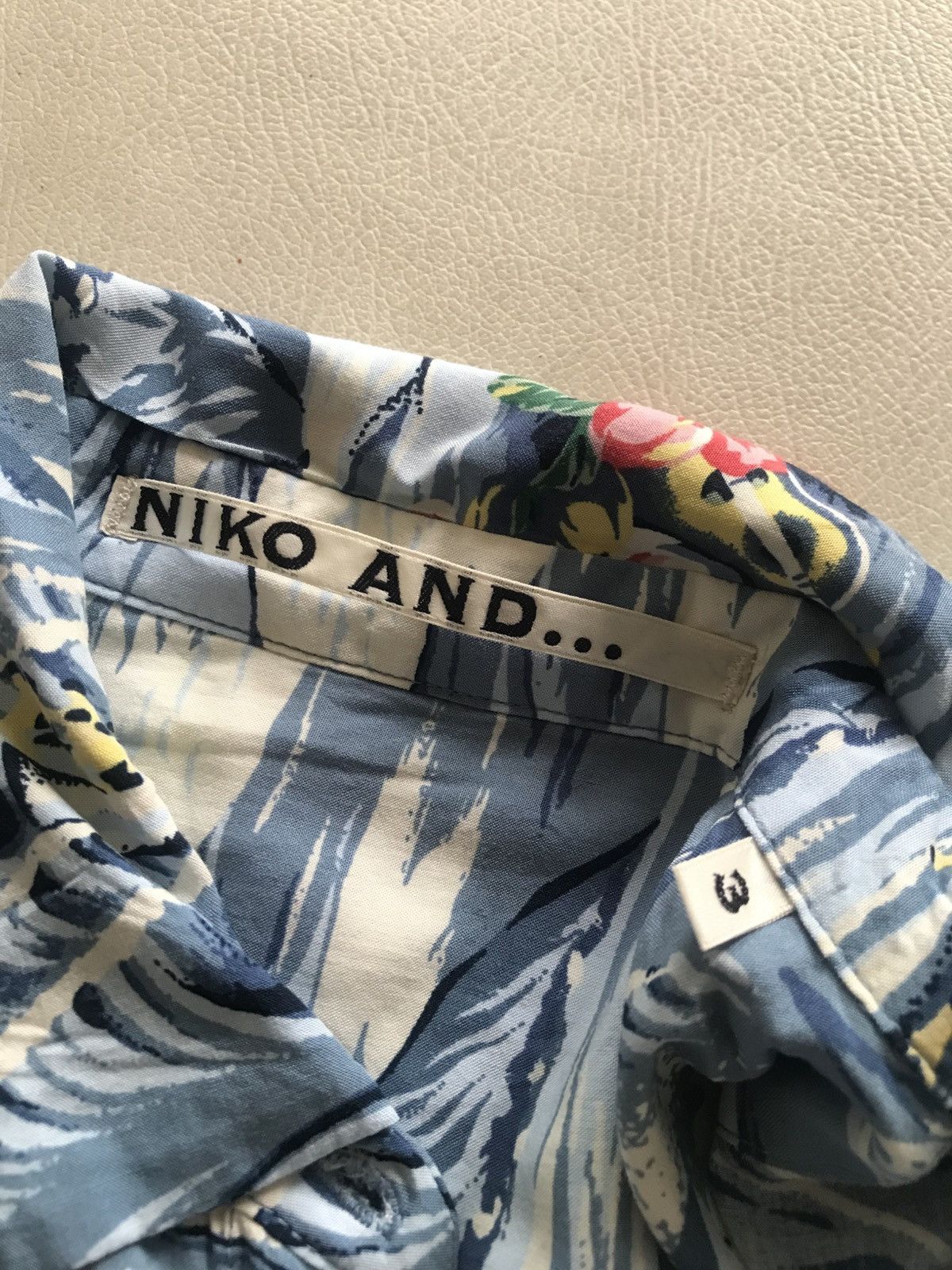 Issey Miyake × Japanese Brand 🇯🇵Niko And by Issey Miyake Hawaian Shirt Size US L / EU 52-54 / 3 - 6 Thumbnail