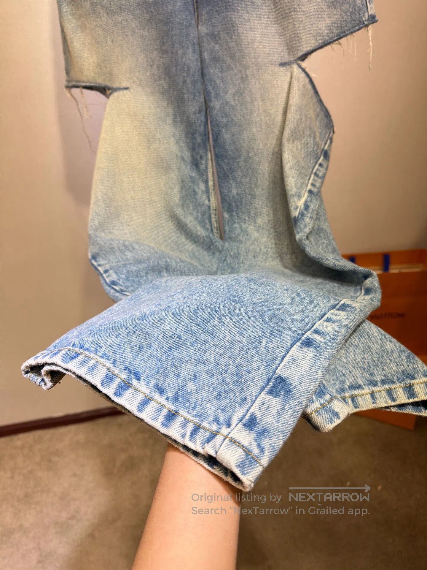 Maison Margiela Maison Margiela Distressed Denim Pants Size 36. Size US 36 / EU 52 - 5 Thumbnail