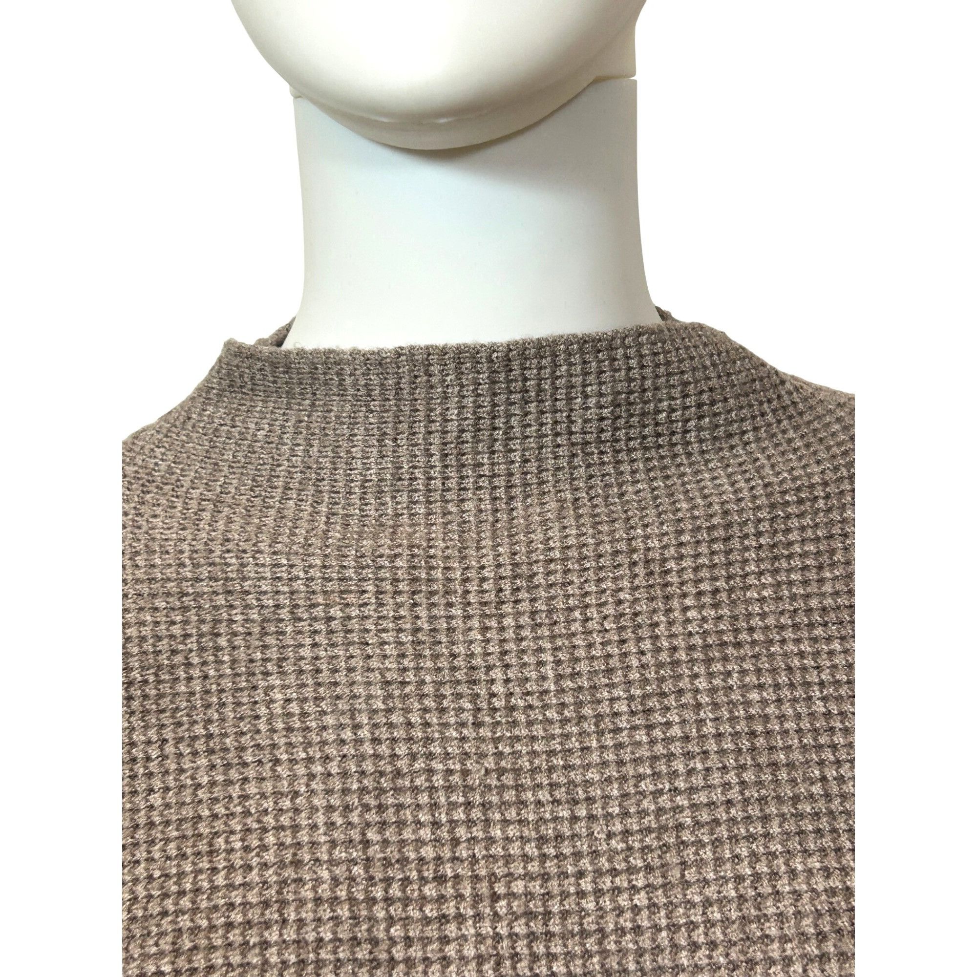 Other Cyrus Sweater S Mock Neck Long Sleeve Taupe (Cinder) Oversiz Size S / US 4 / IT 40 - 10 Thumbnail